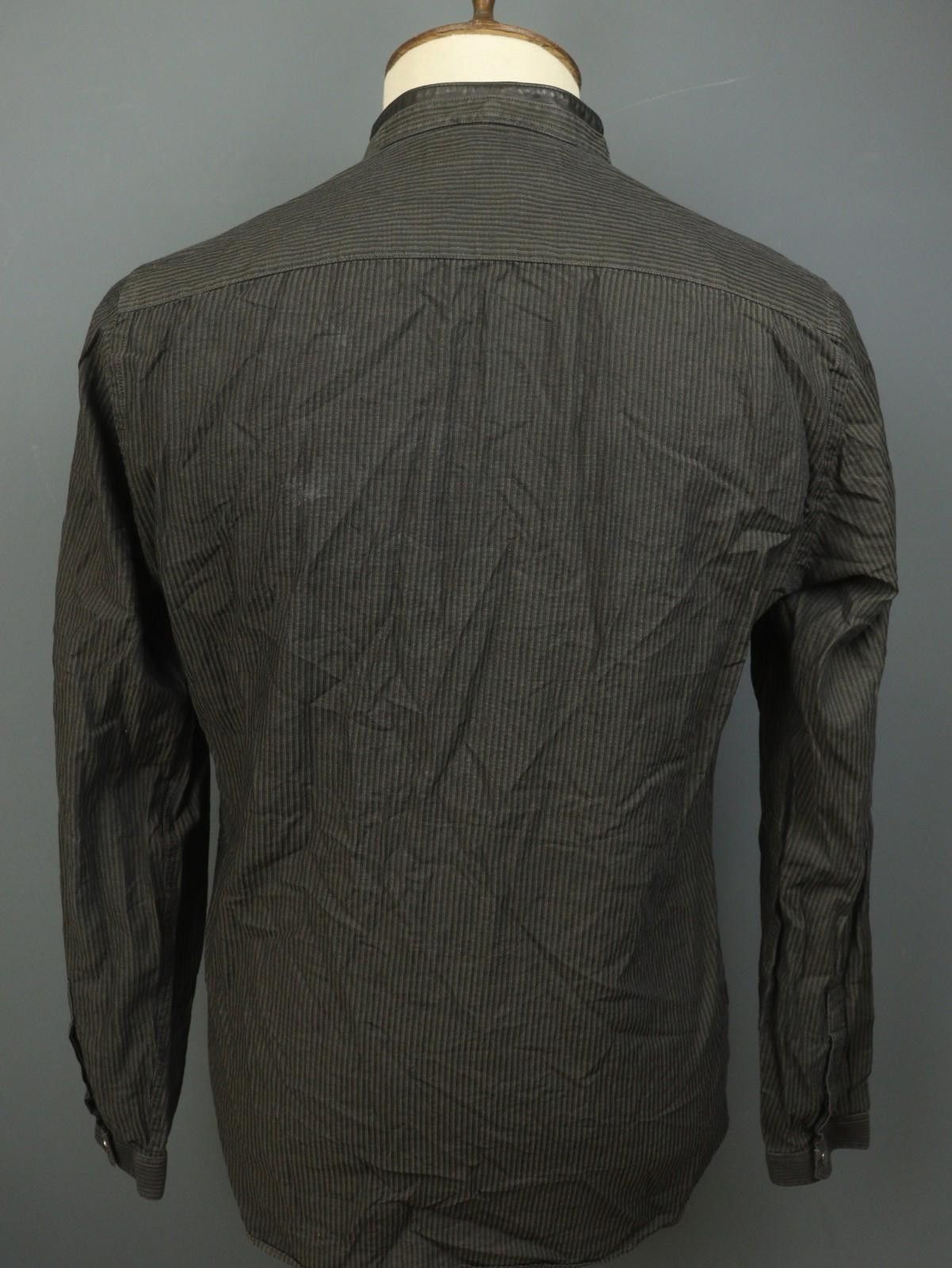 The Kooples The Kooples Brown Striped Cotton Fit Button Up Shirt Size L Size US L / EU 52-54 / 3 - 7 Thumbnail
