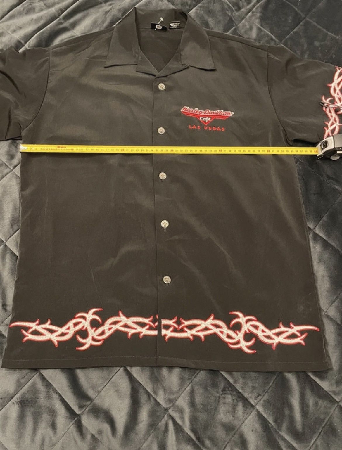 Harley Davidson Harley Davidson Cafe Las Vegas Men's Bowling Shirt Size US M / EU 48-50 / 2 - 12 Thumbnail