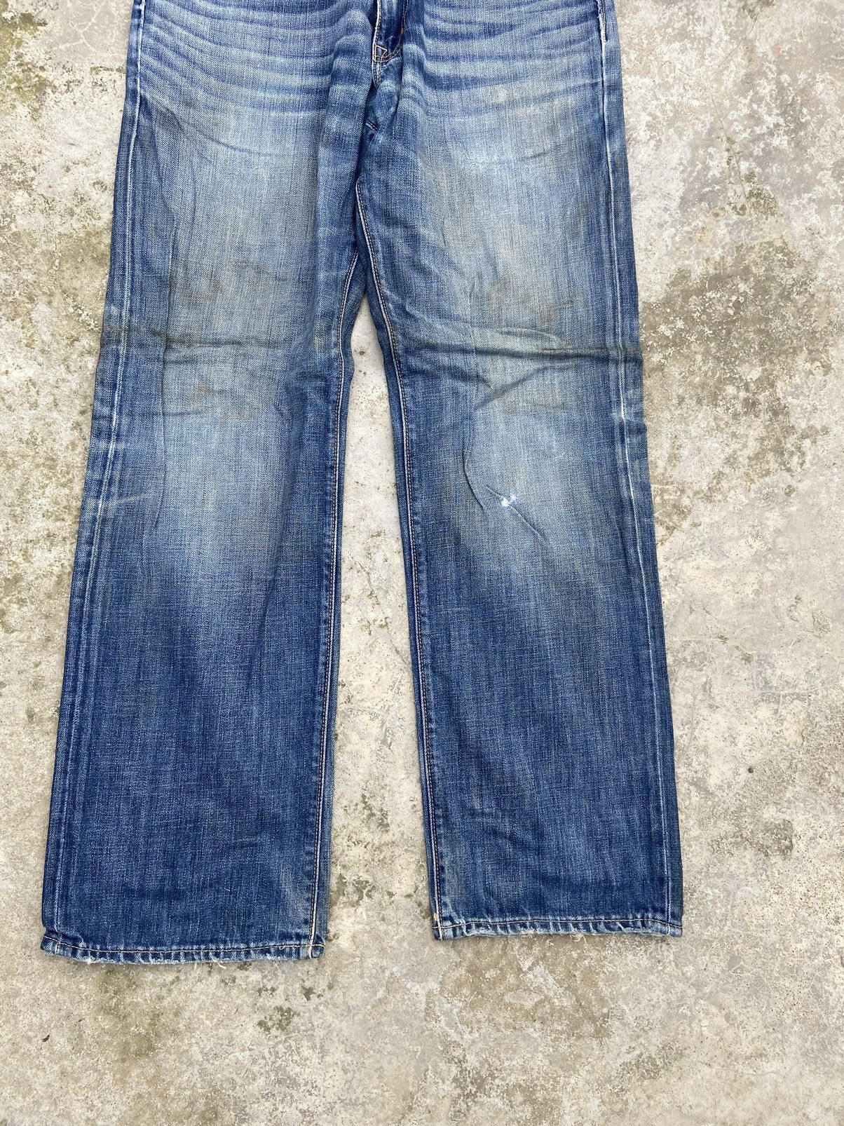 Gap 🔥 Vintage Gap jeans stain wash distressed street fashion Size US 32 / EU 48 - 4 Thumbnail