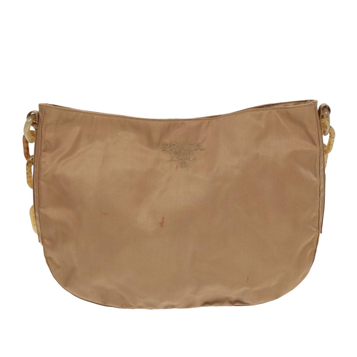 Prada Tessuto Brown Synthetic Shoulder Bag (Pre-Owned) Size ONE SIZE - 1 Thumbnail