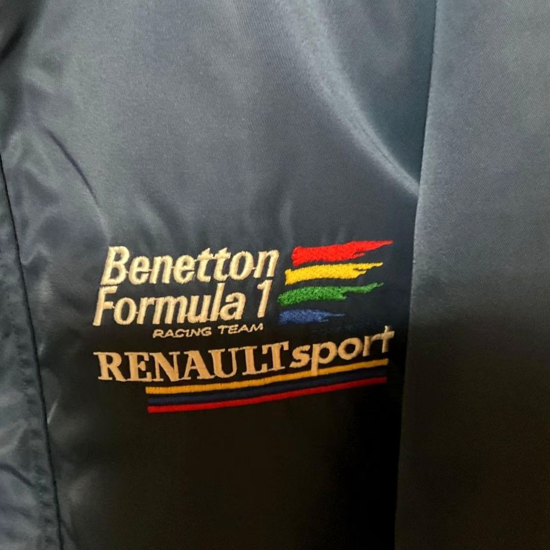 Benetton Benetton Formula 1 Racing Team Renault Vintage Down Feather Jacket M Japan Size - Mid-Length Jacket Size US M / EU 48-50 / 2 - 6 Thumbnail