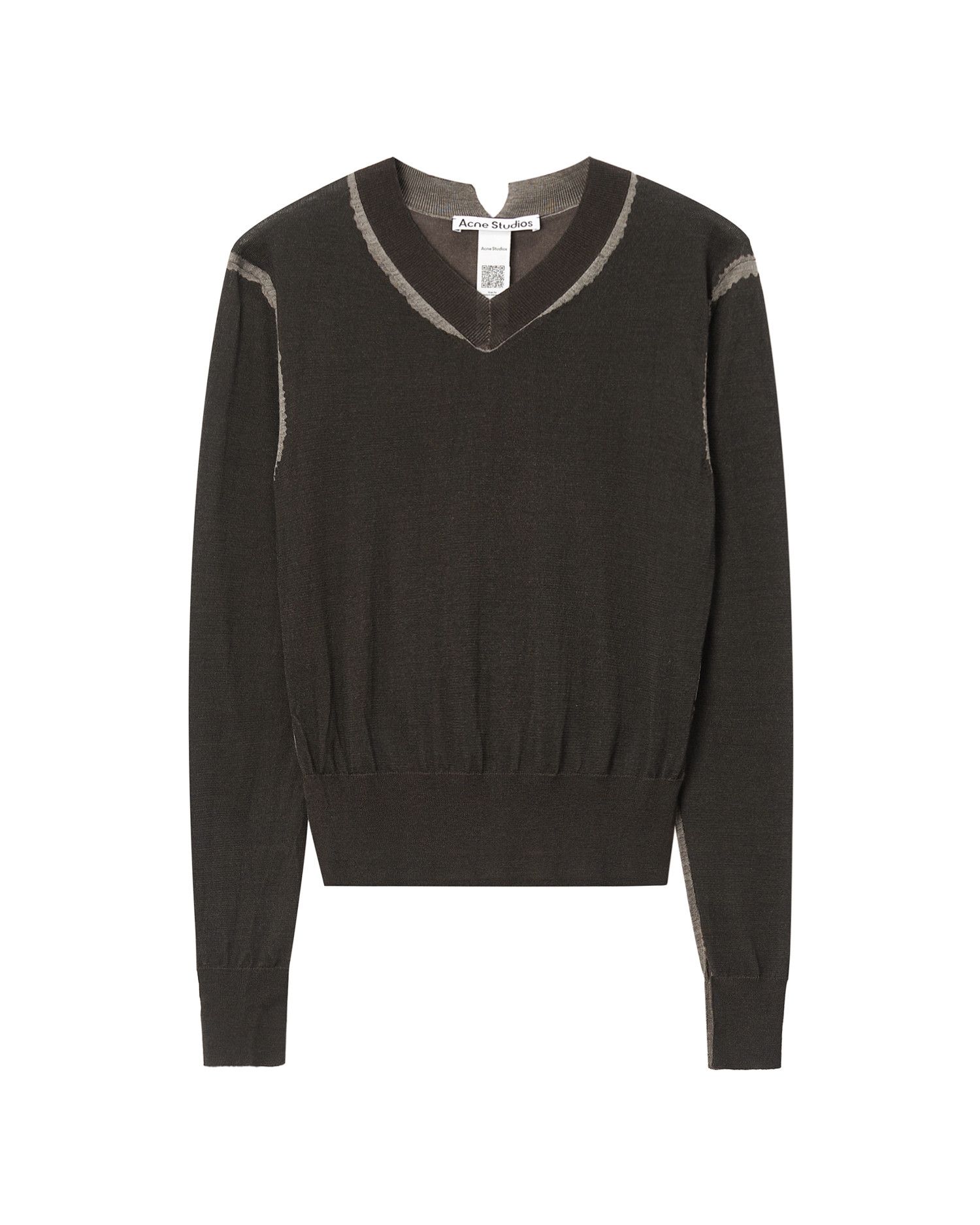 Acne Studios Acne Studios V Collar Knitwear Size XS / US 0-2 / IT 36-38 - 1 Thumbnail