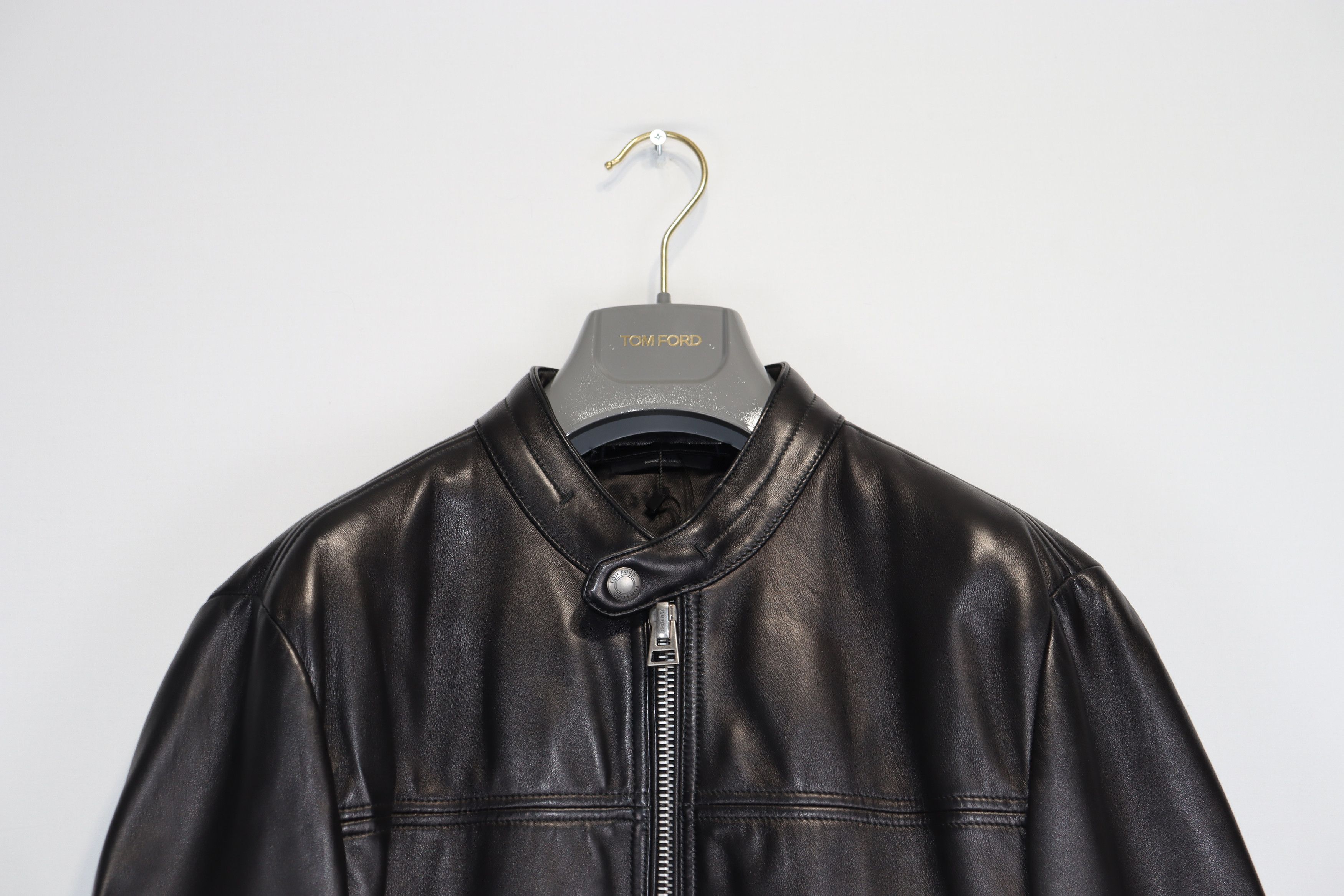Tom Ford o1rshd1 Leather Jacket in Black Size US M / EU 48-50 / 2 - 4 Thumbnail