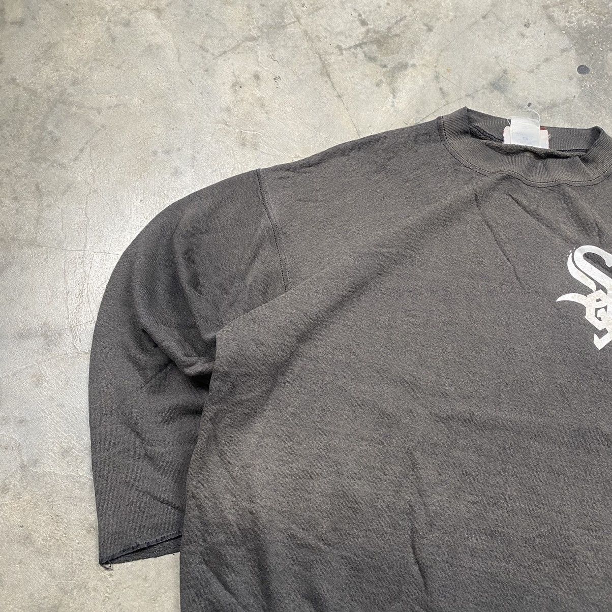 Fruit Of The Loom × MLB Rare 90s Chicago White Sox Distressed Sunfaded Crewneck Size US L / EU 52-54 / 3 - 3 Thumbnail