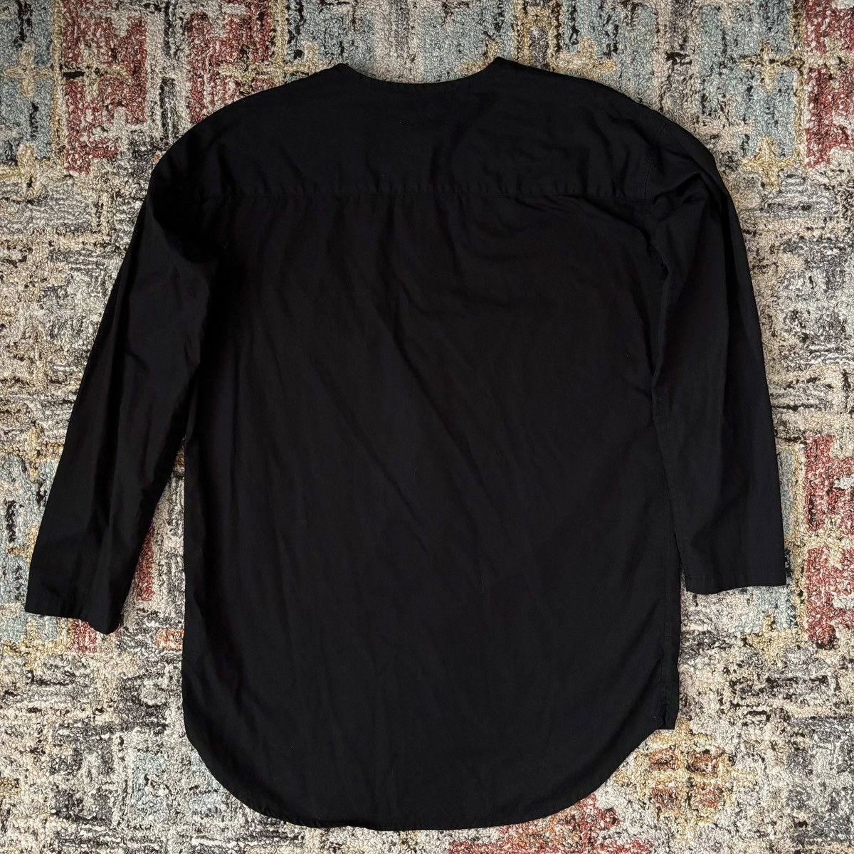 Auralee Gauze # Basic Line no collar buttonup shirt cotton poplin Size M / US 6-8 / IT 42-44 - 5 Thumbnail