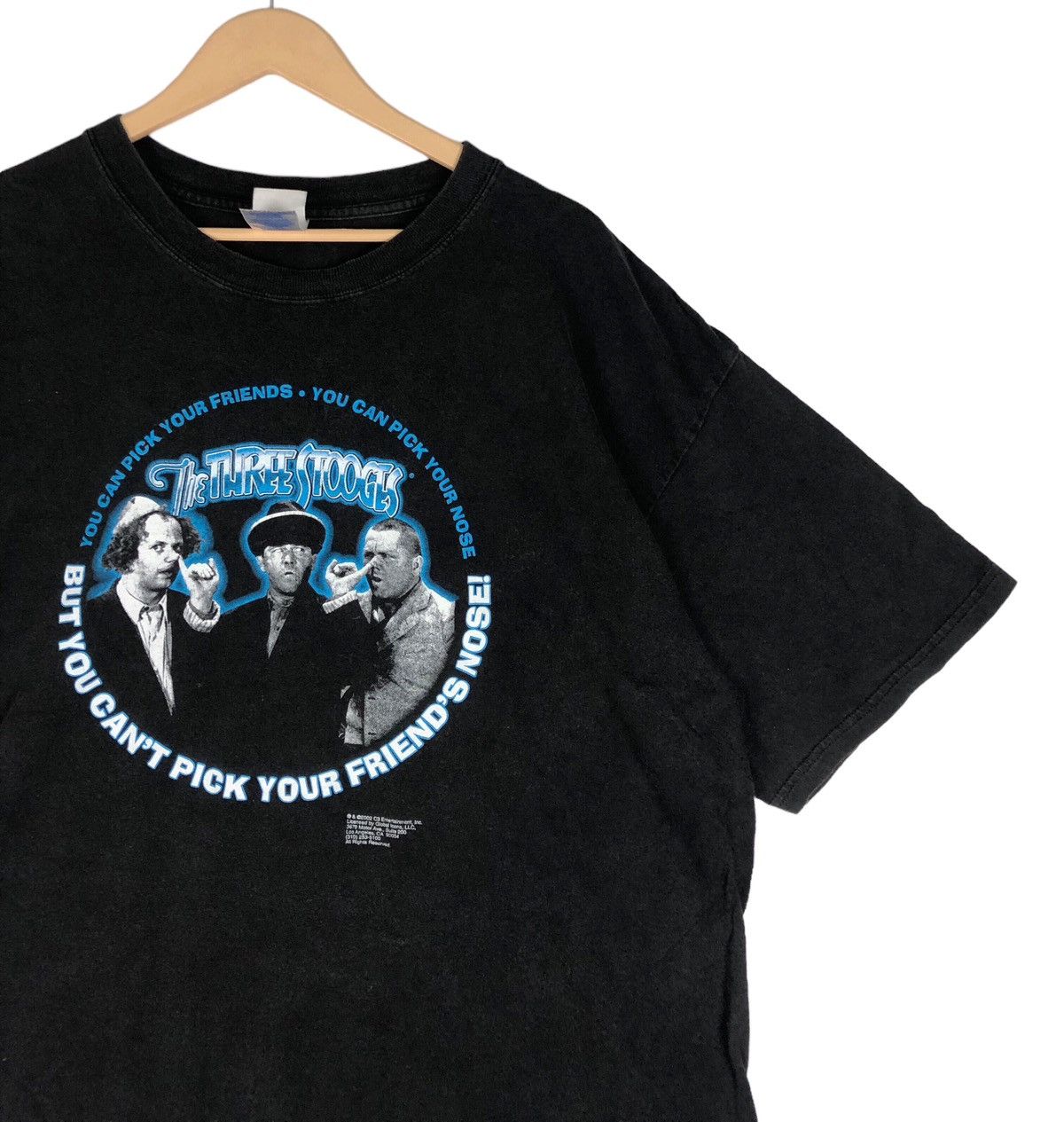 Vintage Vintage Y2K The Three Stooges T Shirt Size US XL / EU 56 / 4 - 5 Thumbnail