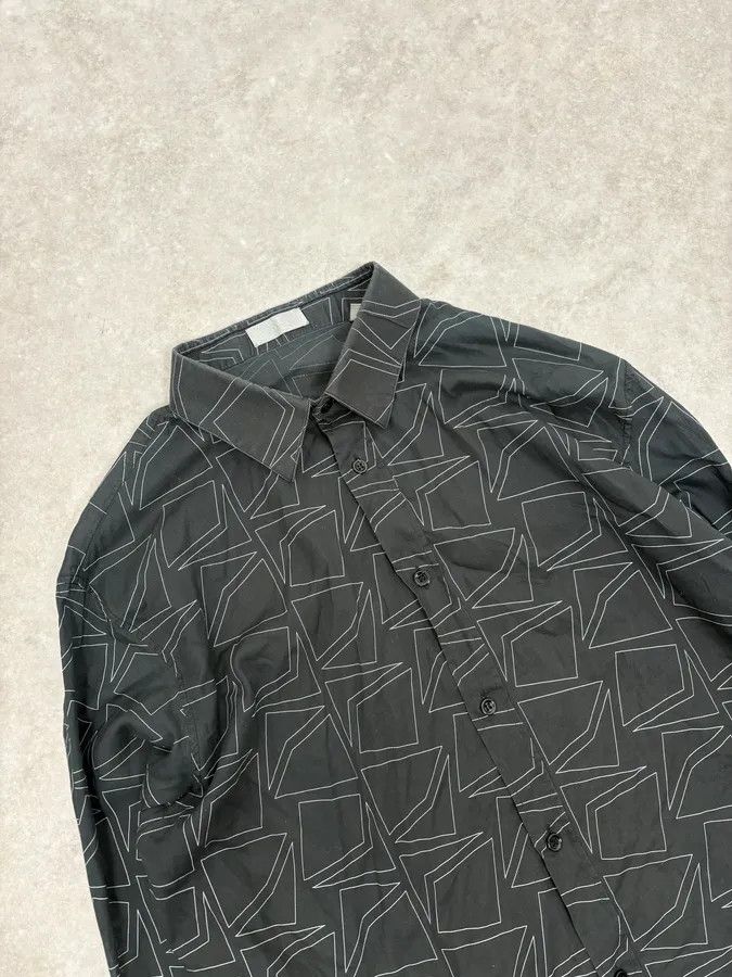 Dior SS2007 Dior Black Stars Shirt Size US M / EU 48-50 / 2 - 5 Thumbnail