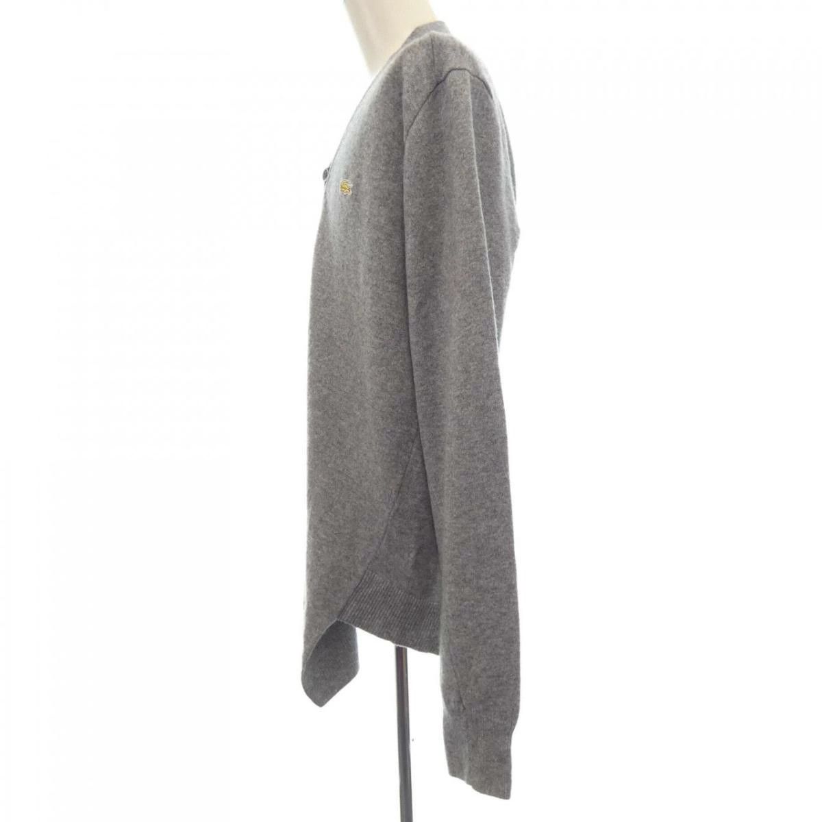Comme des Garcons SHIRT Sweater Cardigan Button Up Plain Uneven Hem Gray Size US M / EU 48-50 / 2 - 3 Thumbnail