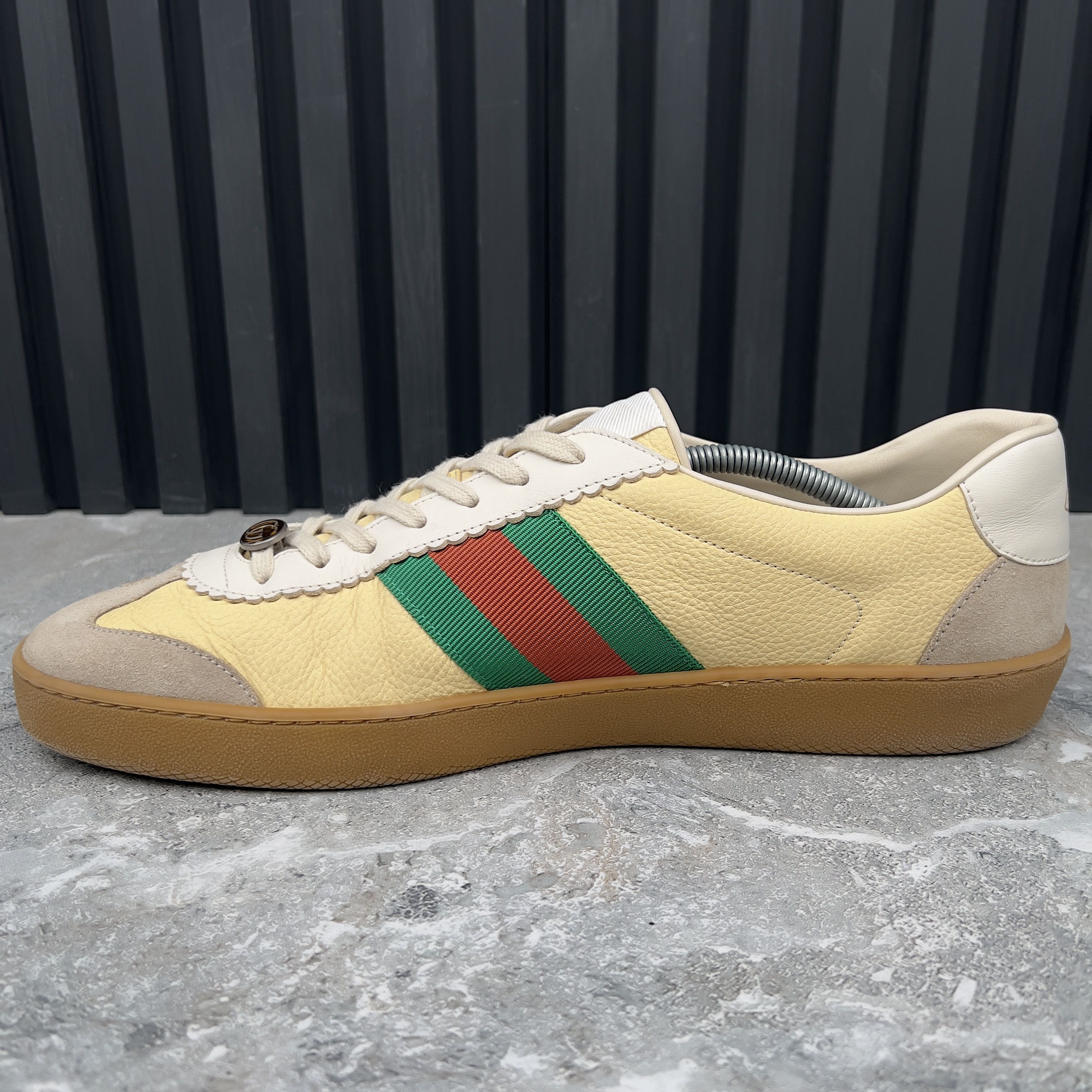 Gucci Gucci Web G 74 GG Sneakers Bees Leather Size US 12.5 / EU 45-46 - 7 Thumbnail