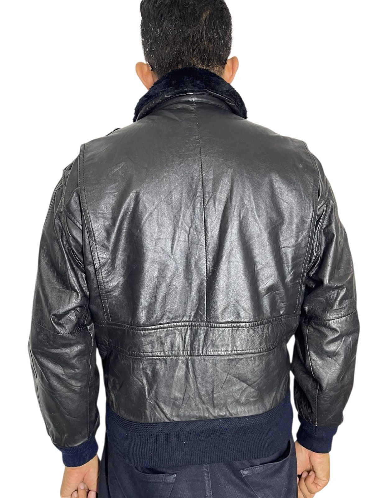 Genuine Leather Vintage SUB URBAN Tokyo Leather Flight MA-1 Aero Lewis Size US M / EU 48-50 / 2 - 4 Thumbnail