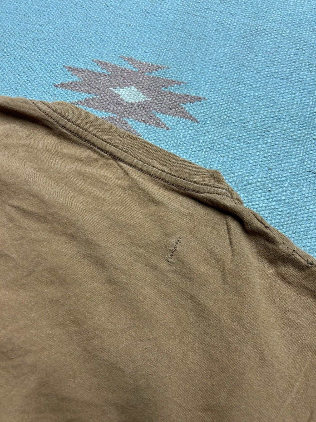 Vintage Carhartt pocket t shirt brown tan distressed repaired XL Size US XL / EU 56 / 4 - 9 Thumbnail