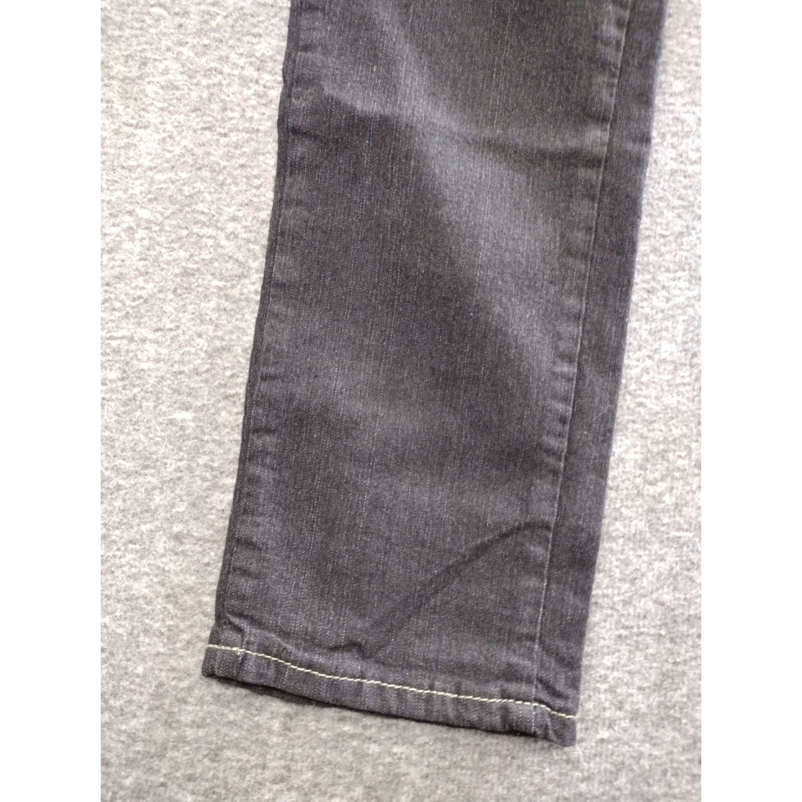 Vintage Unbranded Women's 3 Button Dark Wash Skinny Jeans Size 23/24 Size 40" / US 18 - 7 Thumbnail