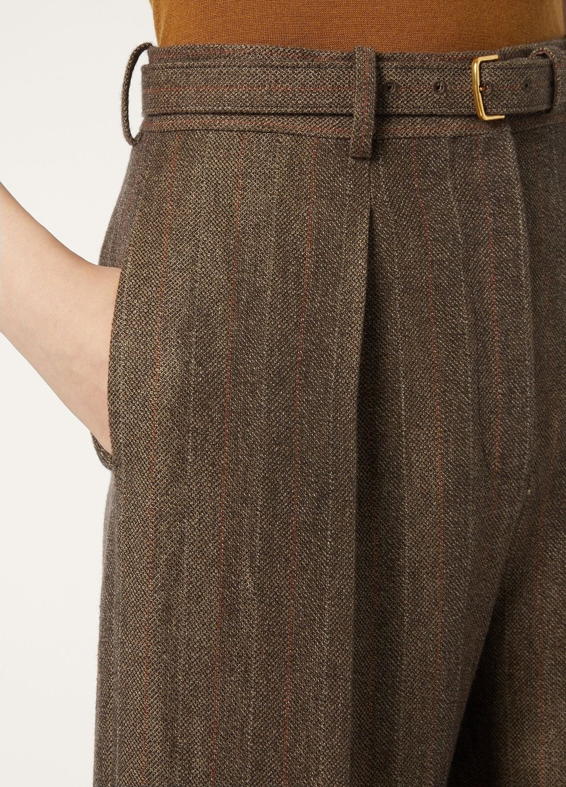 Loro Piana o1srvl11e0526 FAP3736 Edward Pant in Brown Size 26" / US 2 / IT 38 - 5 Thumbnail