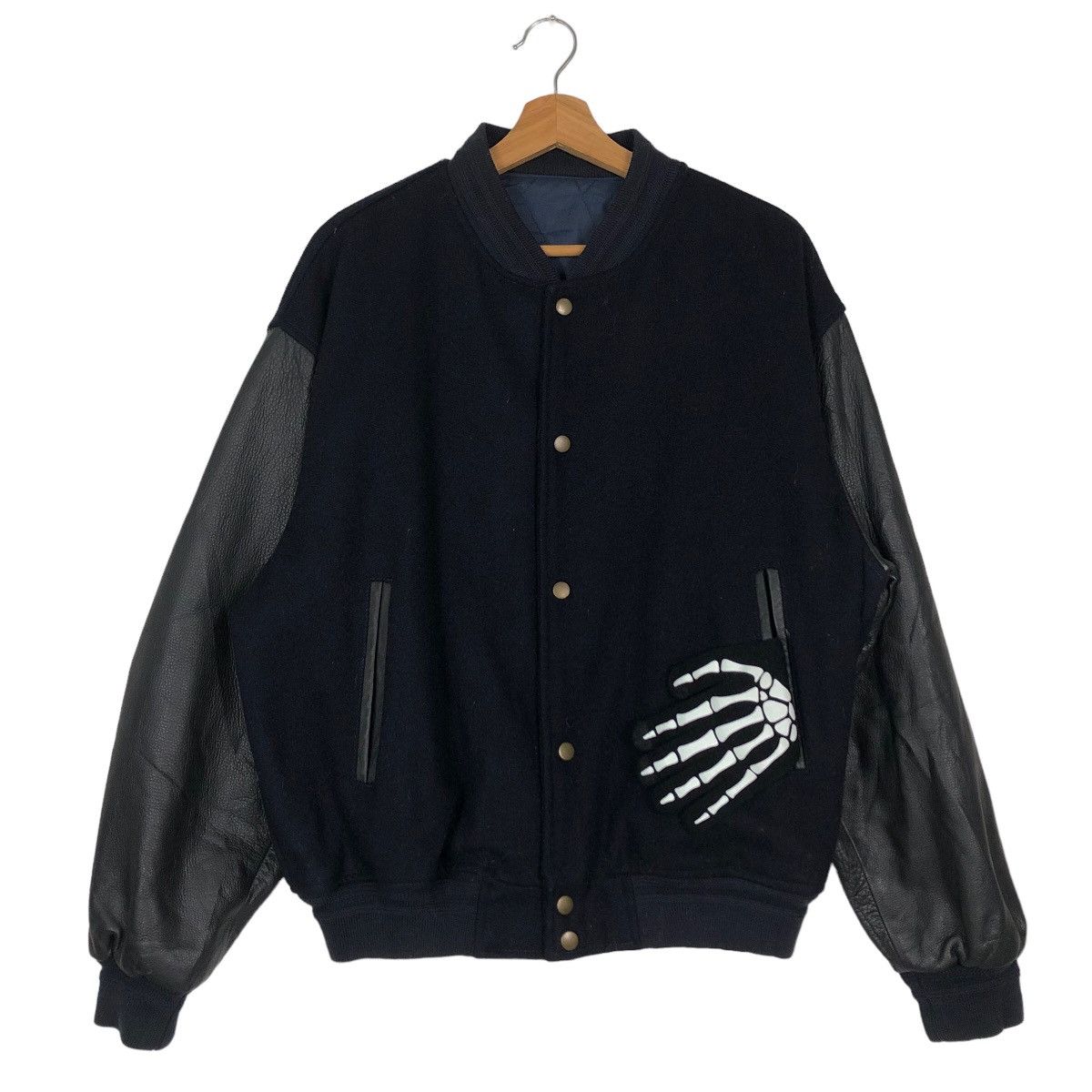 Japanese Brand 🔥90’s VINTAGE VARSITY JACKET LEATHER FA CLUB JAPAN Size US M / EU 48-50 / 2 - 3 Thumbnail