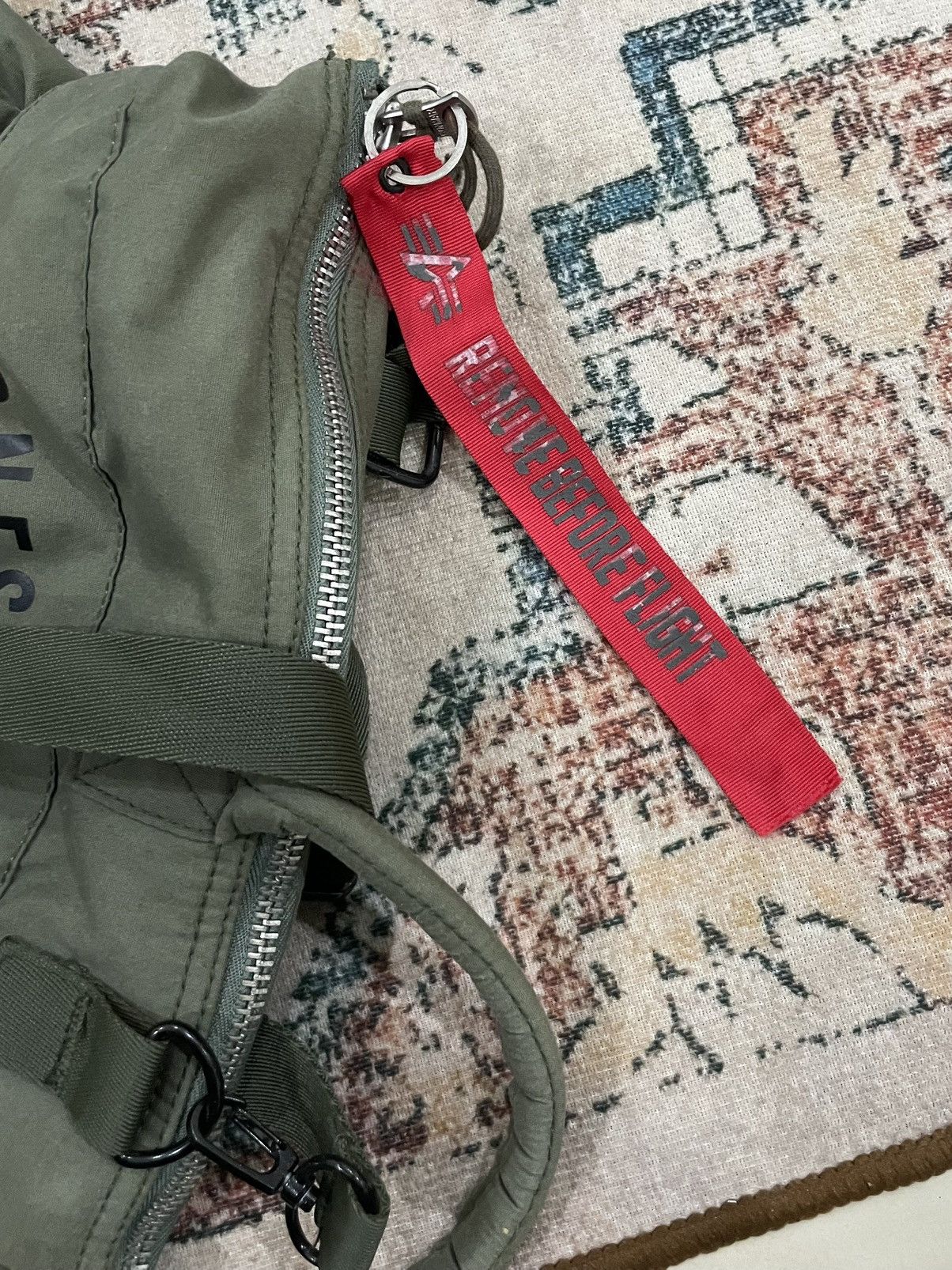 Alpha Industries Vintage Alpha Industries USAF Flyers Pilot Helmet Bag Size ONE SIZE - 9 Thumbnail