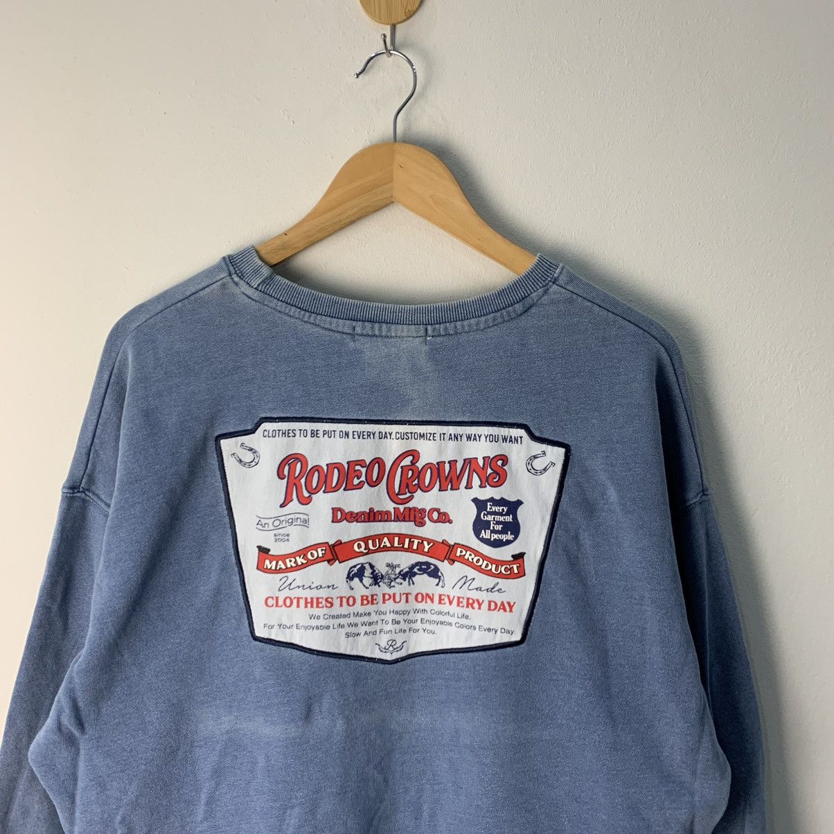 Other 💥Rodeo Crown Big Spellout Baggy Sweatshirt Size US L / EU 52-54 / 3 - 3 Thumbnail