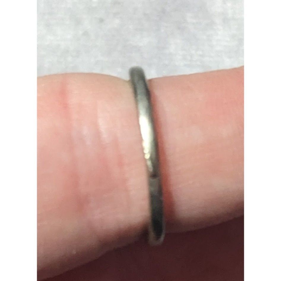 Other Minimalist Silver Tone Ring With Clear Cabochon Size 7 Size ONE SIZE - 12 Thumbnail