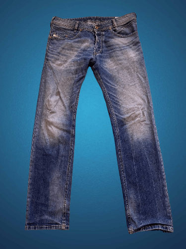 Diesel Distressed Jeans Blue Y2K Diesel IAKOP Size 32 Size US 32 / EU 48 - 1 Thumbnail