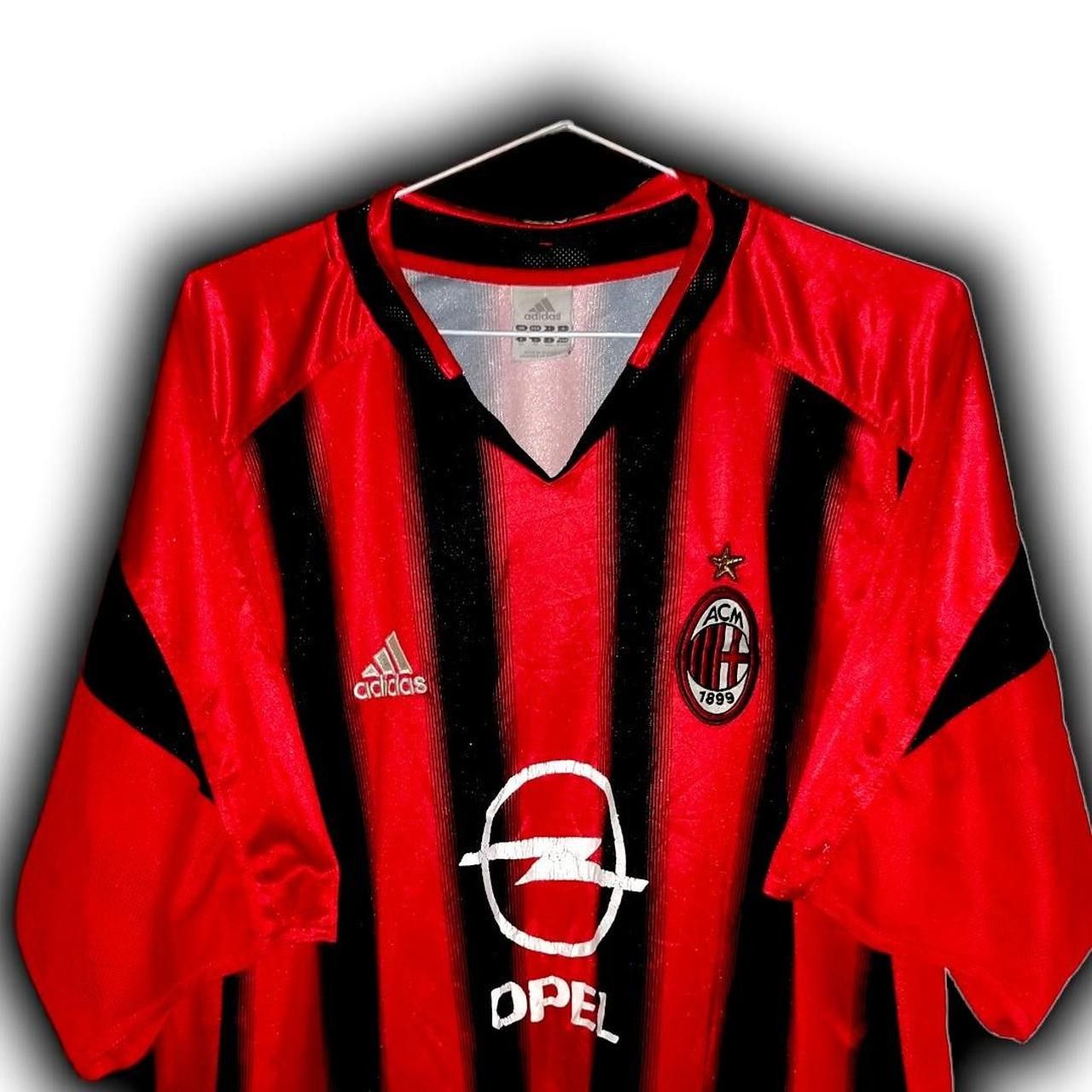 Adidas Ac Milan 2004 2005 Home Shirt Jersey Size US XL / EU 56 / 4 - 1 Thumbnail