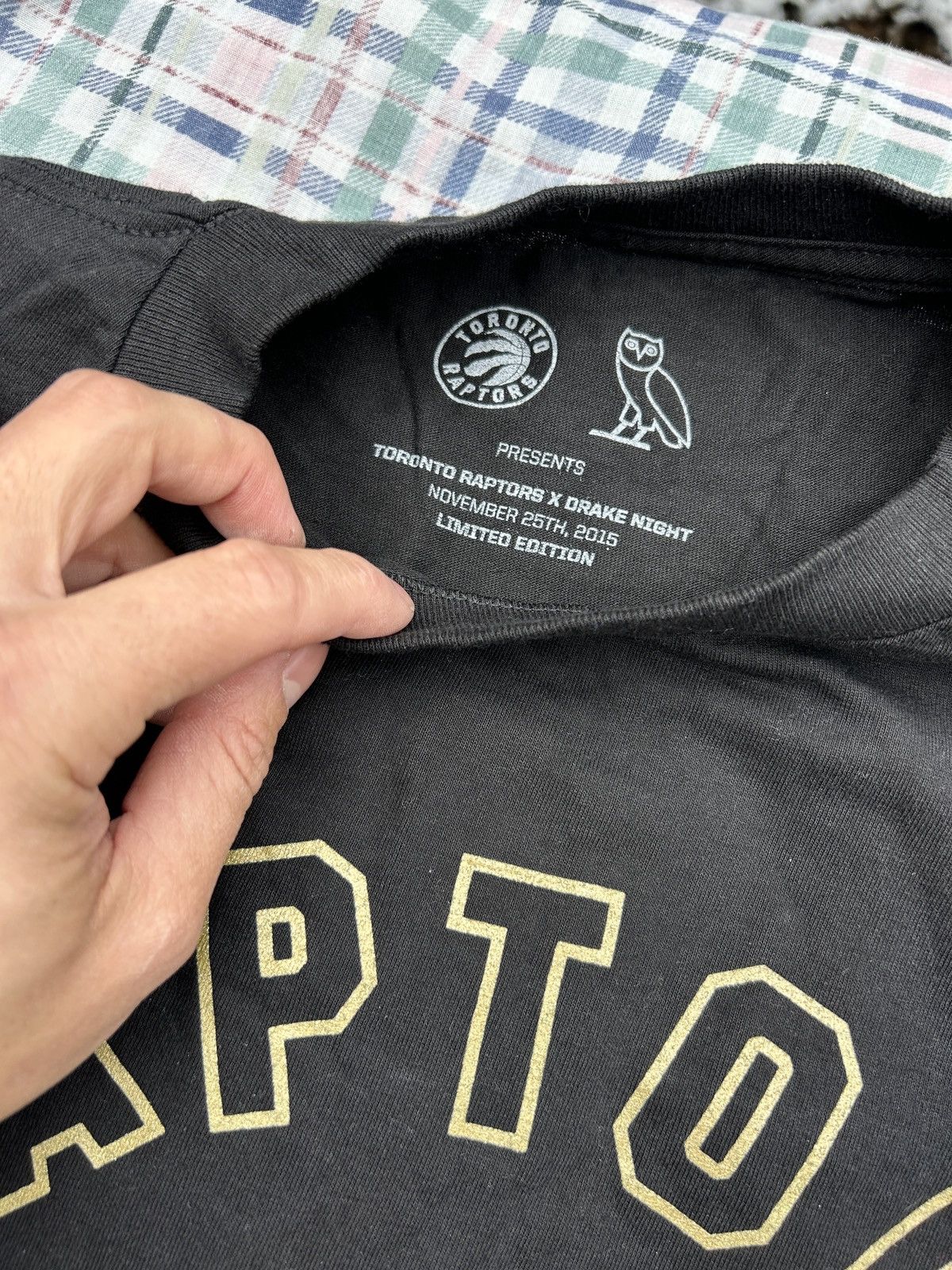 NBA × October's Very Own OVO x NBA Toronto Raptors 2015 Drake Night Long Sleeve Size US L / EU 52-54 / 3 - 3 Thumbnail