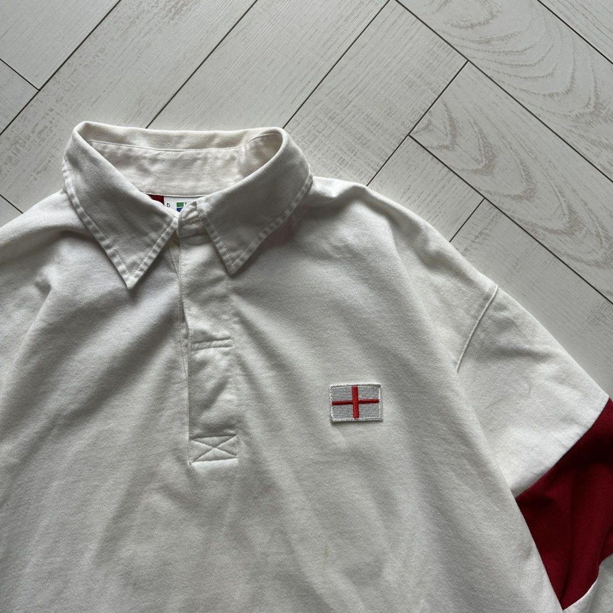 Canterbury of New Zealand Vintage 90s England Rugby jersey IRB world cup 1999 rare UK Size US L / EU 52-54 / 3 - 5 Thumbnail