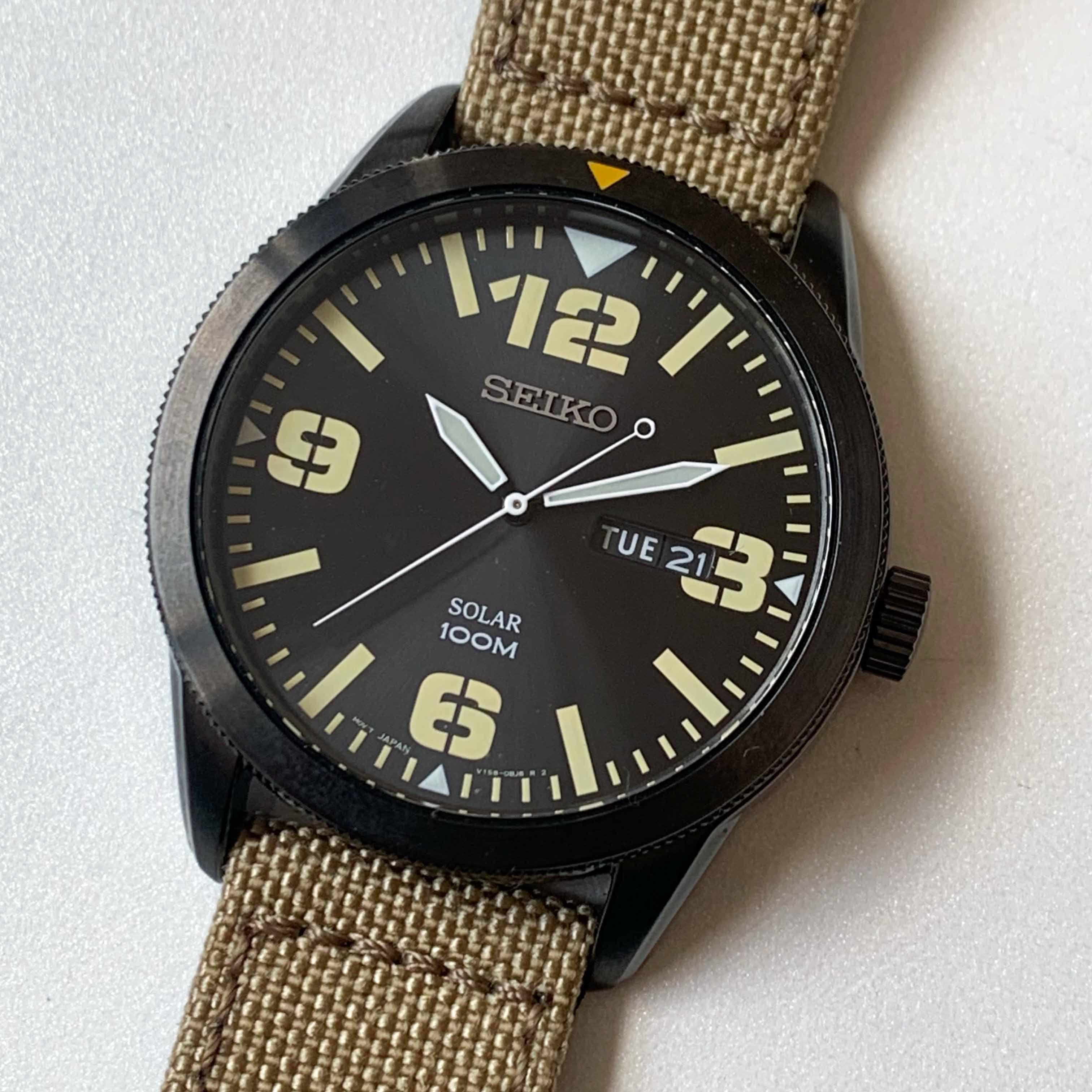 Seiko Seiko Solar Military Field Watch | Grailed