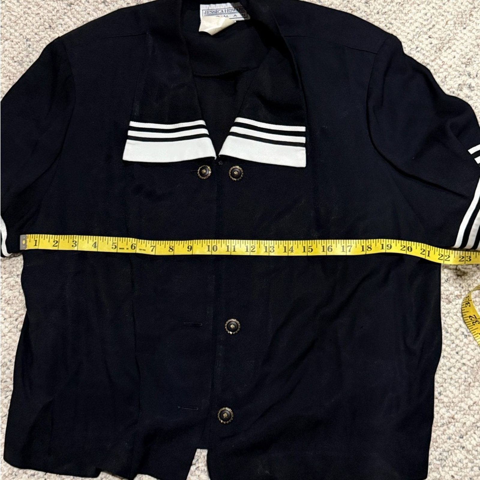 Other VINTAGE Jessica Howard Sailor Chic 2-Piece Pant Set Size 22 Size 3XL / US 20-22 - 8 Thumbnail