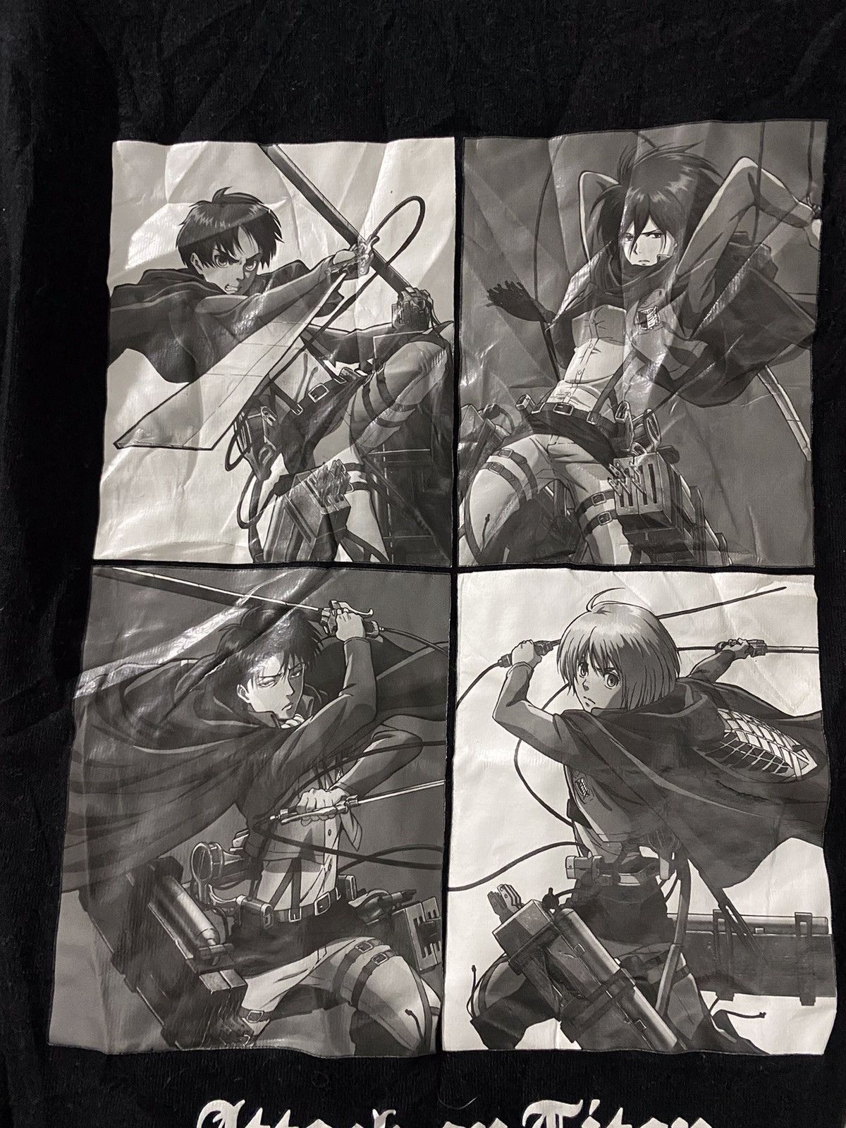 Cartoon Network × Japanese Brand × Vintage Tshirt attack on titan official all character Size US L / EU 52-54 / 3 - 4 Thumbnail