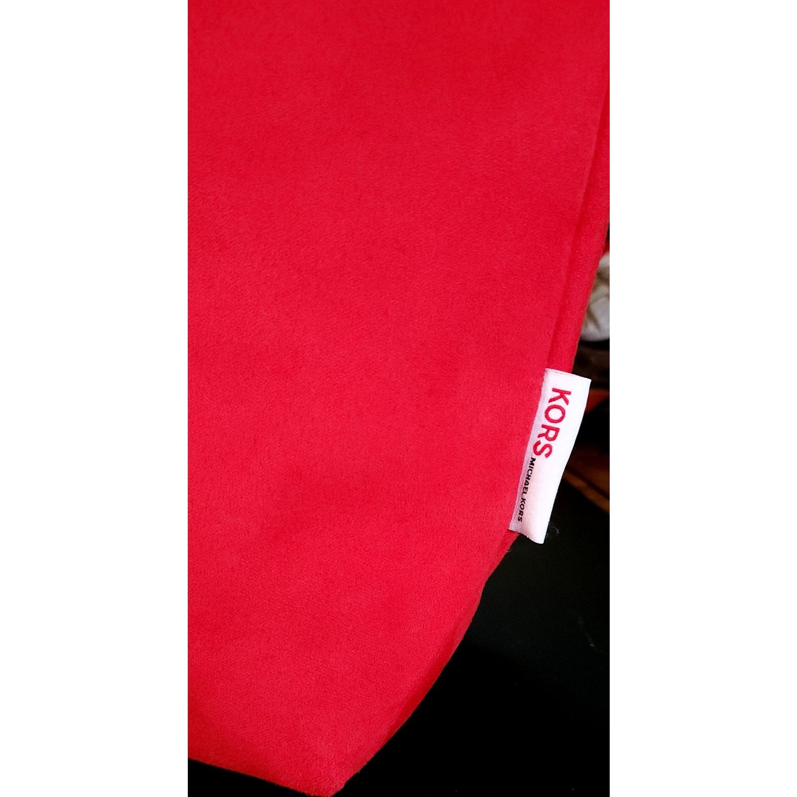 Michael Kors MICHAEL KORS Red & Black Suede Effect Tote Bag Size ONE SIZE - 4 Thumbnail