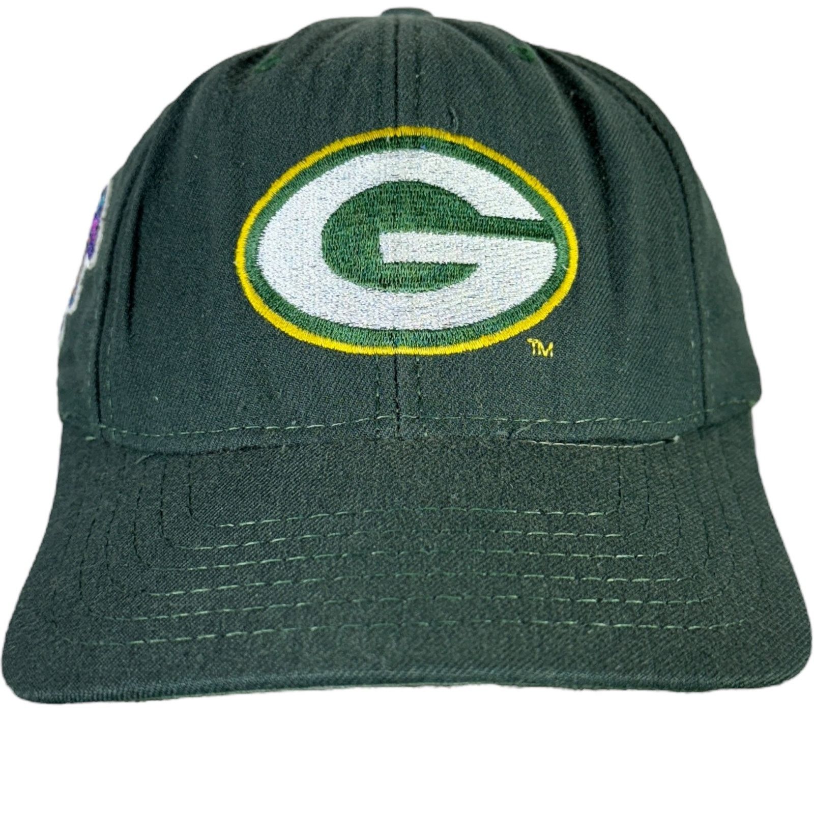 Vintage Vintage Green Bay Packers Super Bowl XXXI Snapback Hat Size ONE SIZE - 1 Thumbnail
