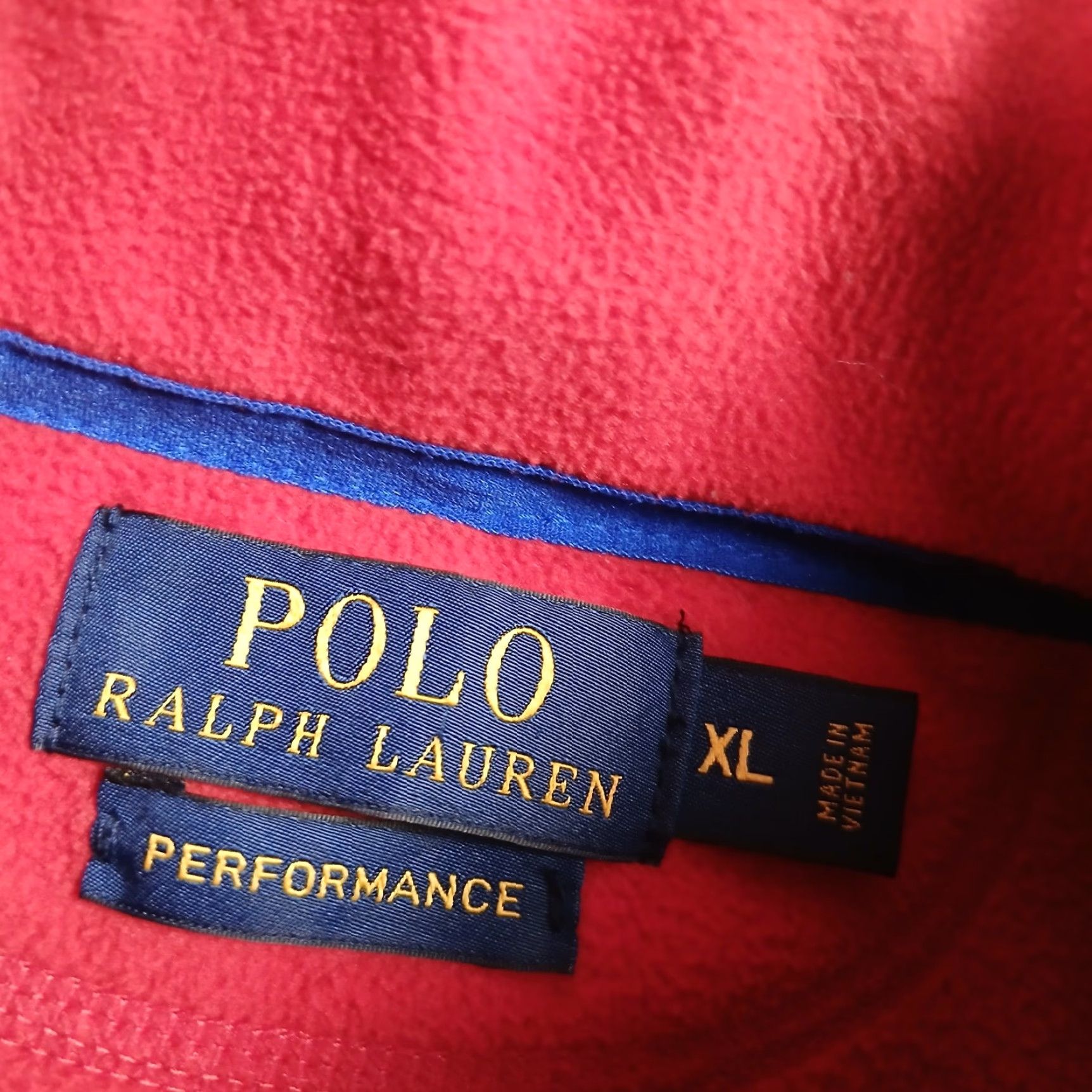 Polo Ralph Lauren Polo Ralph Lauren Performance Fleece Jacket Mens XL Red Full Zip Size US XL / EU 56 / 4 - 5 Thumbnail