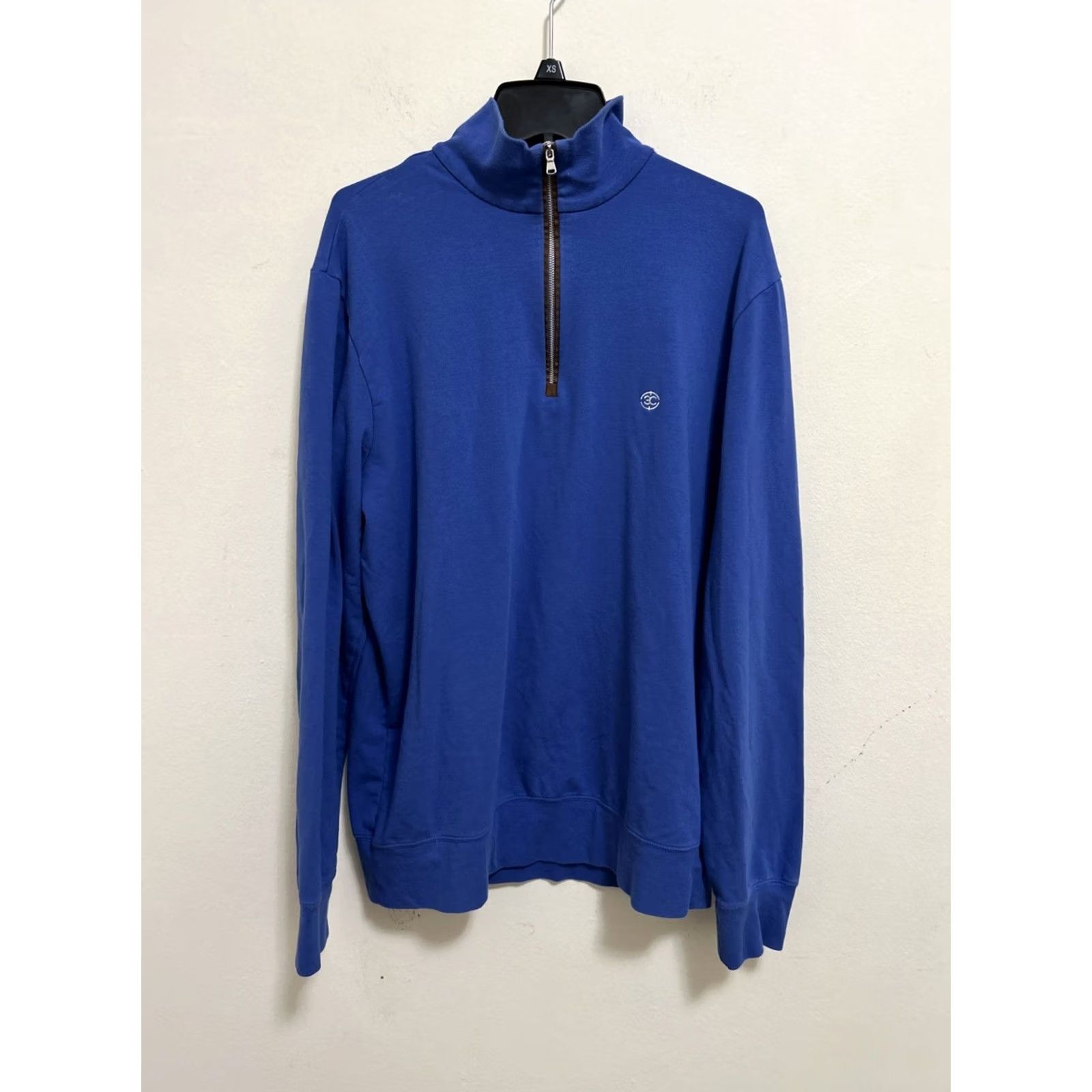 Polo Ralph Lauren Polo Ralph Lauren Sweater Mens M Blue 1/4 Zip Water Repellent Pullover Size US M / EU 48-50 / 2 - 2 Thumbnail