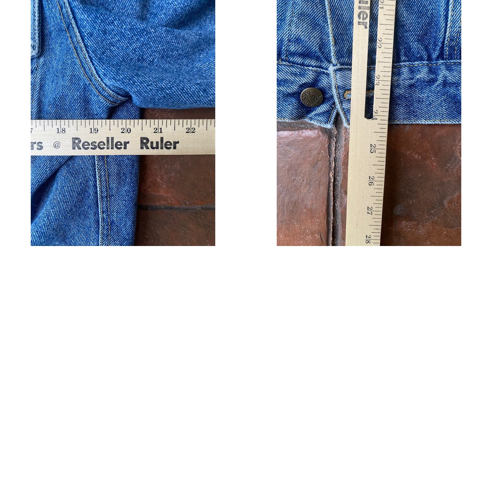 Guess VINTAGE GUESS Denim Jacket USA Made Trucker Jacket Small Mens Blue Denim Logo Embroidered Pockets Size US S / EU 44-46 / 1 - 8 Thumbnail