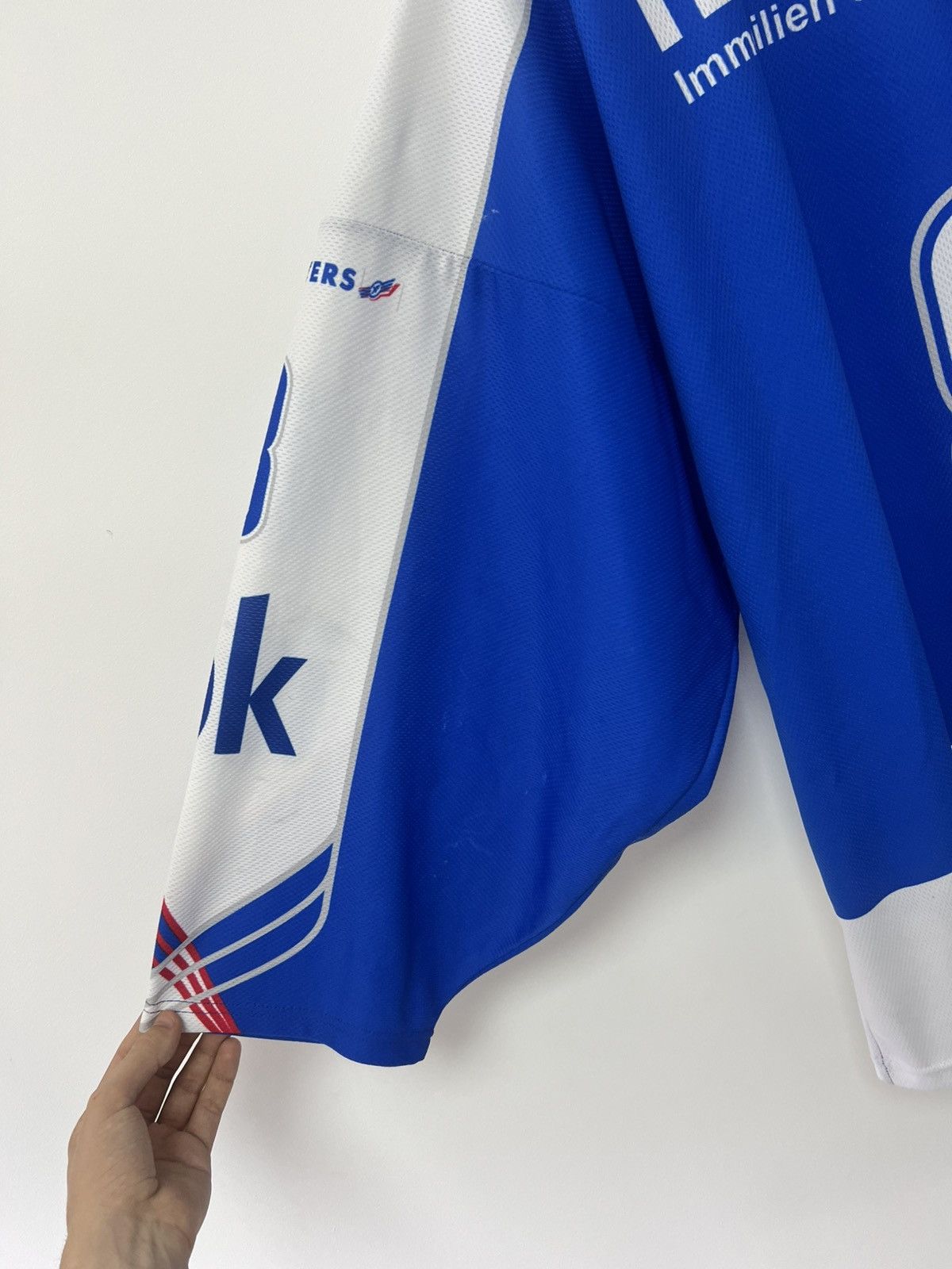 Vintage Vintage Kloten Flyers Player issue Hockey Jersey Mens sz XL Size US XL / EU 56 / 4 - 15 Thumbnail
