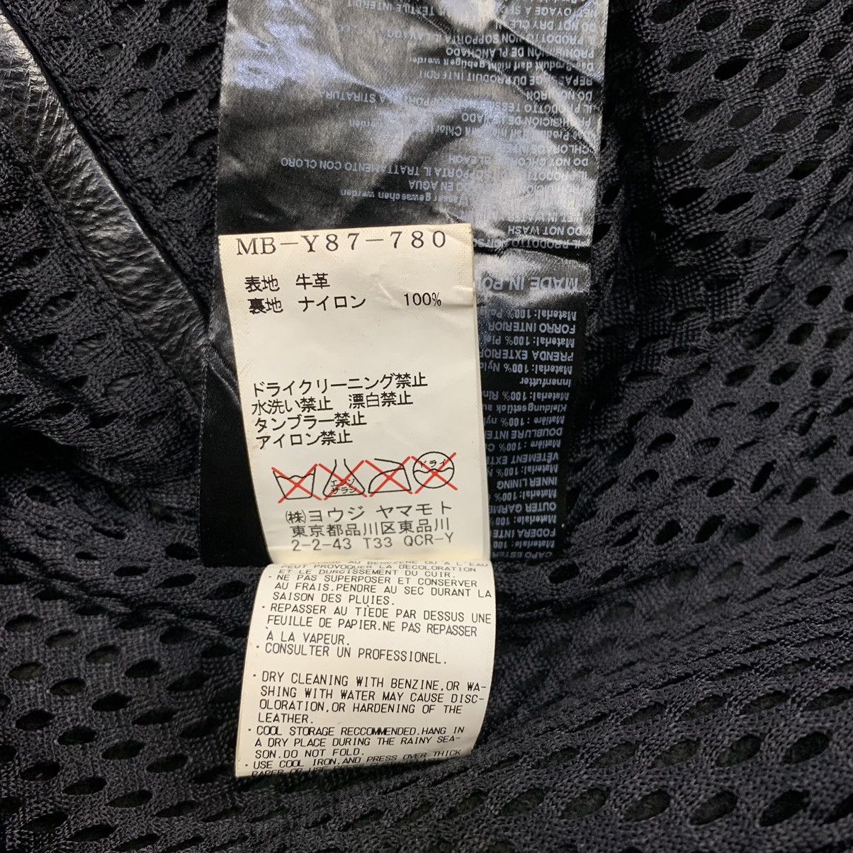 Dainese AW04/05 Yohji Yamamoto x Dainese - Moto Leather Jacket Size US S / EU 44-46 / 1 - 19 Thumbnail