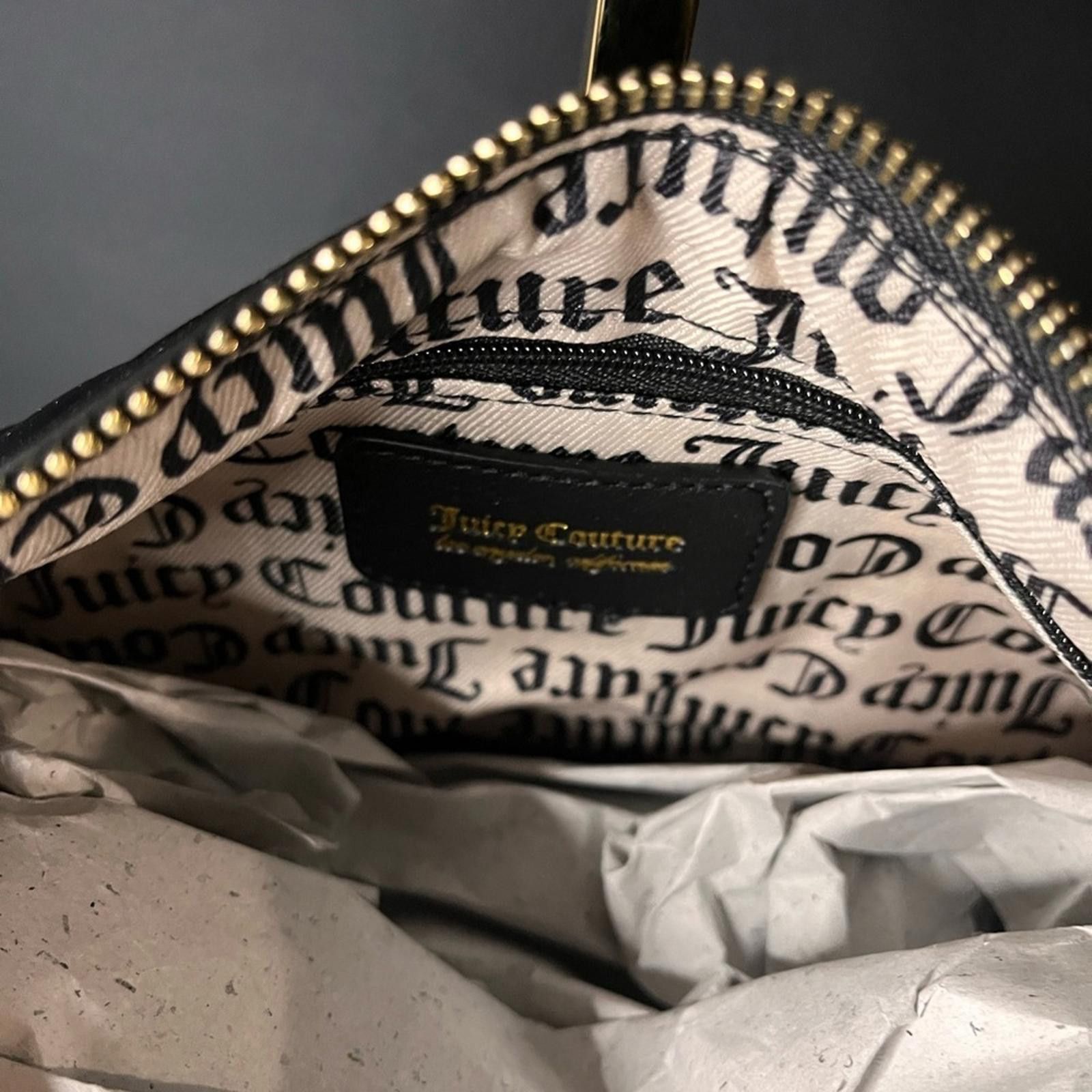 Juicy Couture Juicy Couture Flawless Black Shoulder Bag NWT Size ONE SIZE - 7 Thumbnail