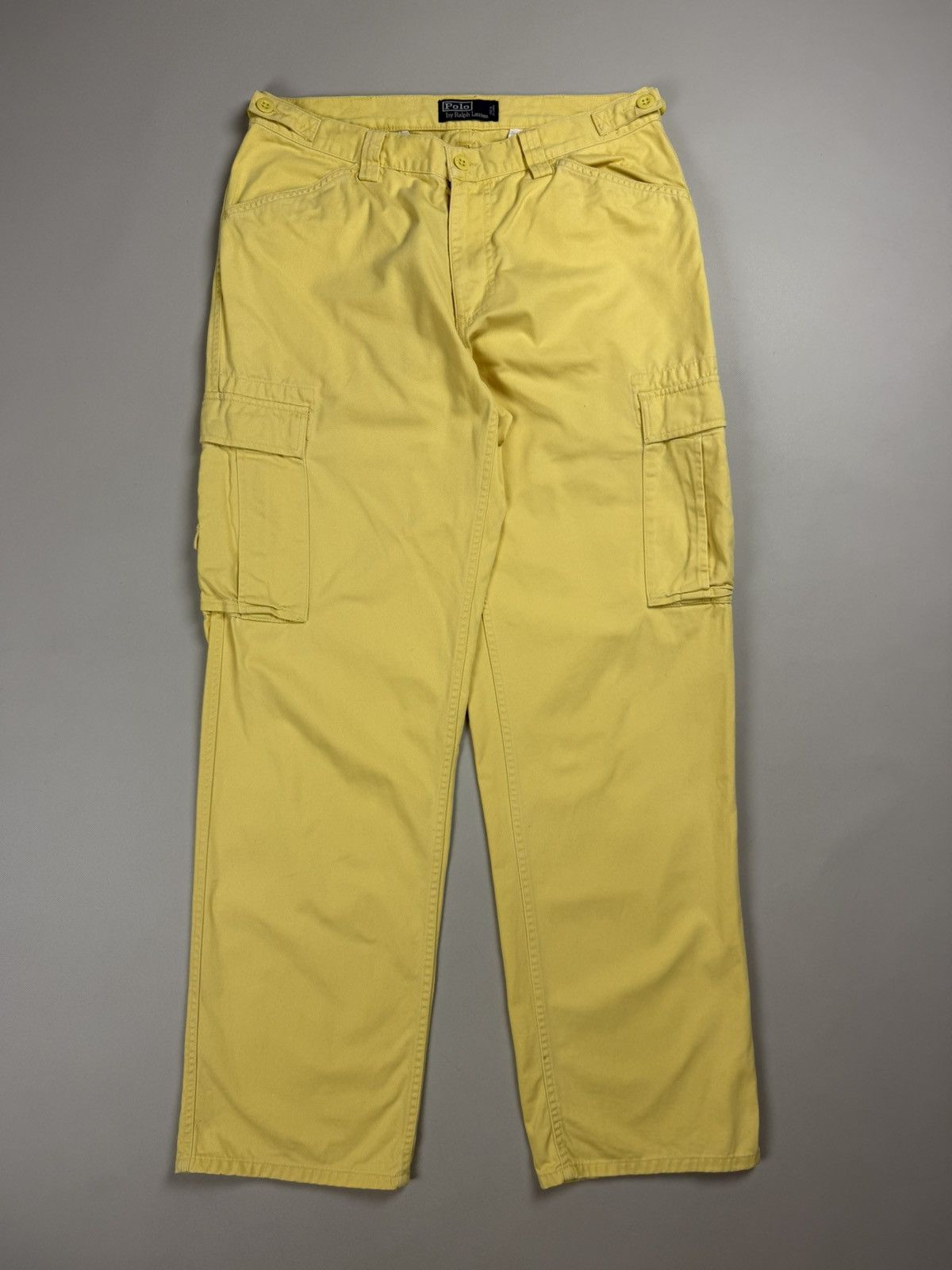Vintage Polo By Ralph Lauren Vintage Cargo Military Pants Trousers Size US 34 / EU 50 - 1 Thumbnail