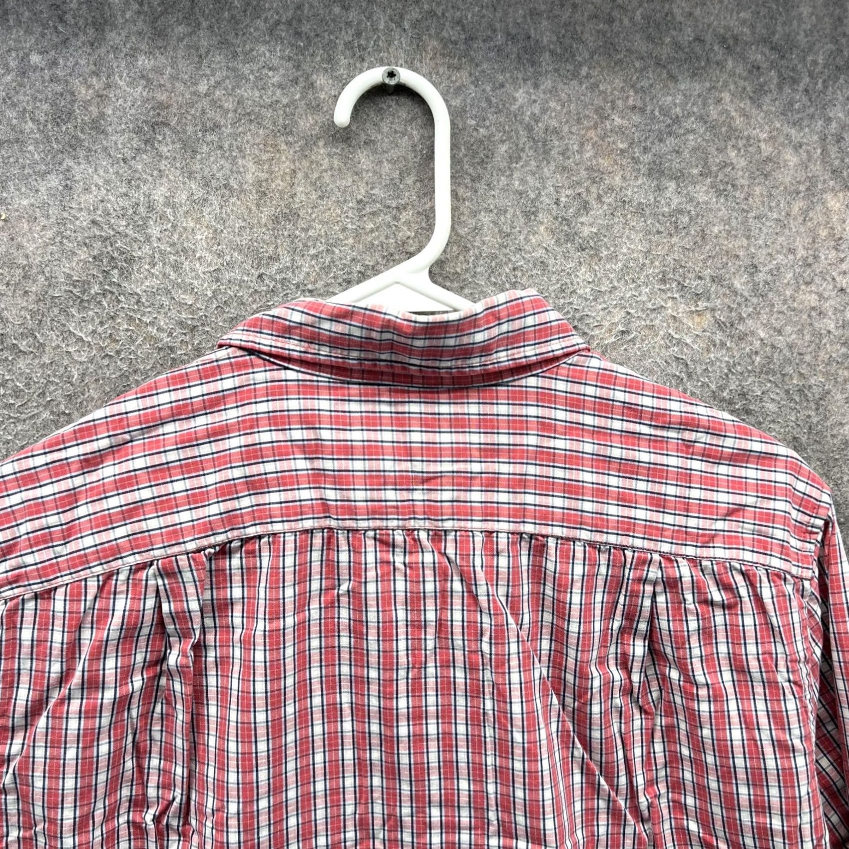 Abercrombie & Fitch Abercrombie & Fitch Shirt Mens Small Red Plaid Long Sleeve Button Up Muscle Size US S / EU 44-46 / 1 - 7 Thumbnail