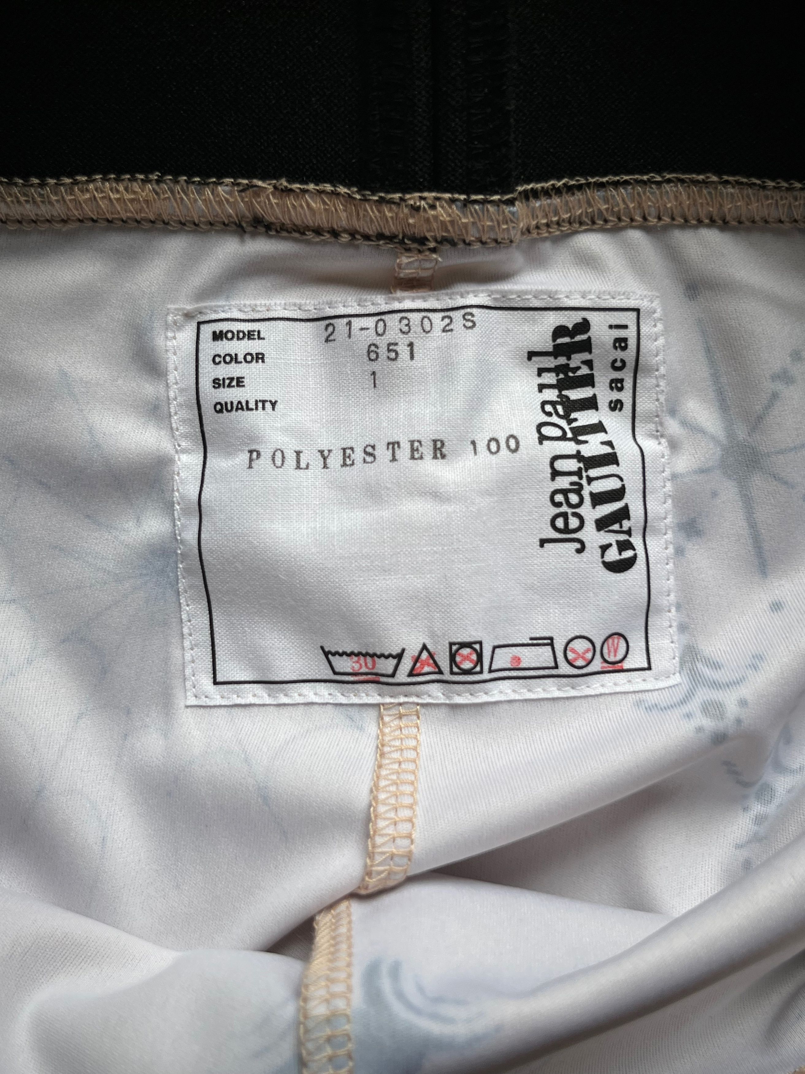 Sacai Jean Paul Gaultier x Sacai leggings Size 26" / US 2 / IT 38 - 7 Thumbnail