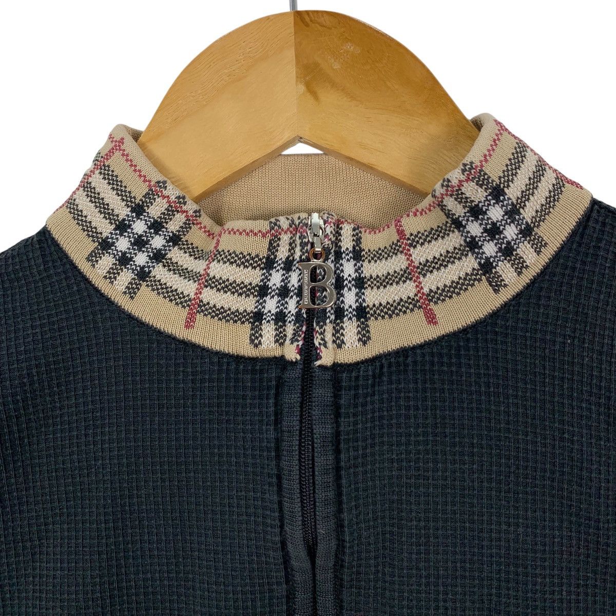 Burberry BURBERRY GOLF Nova Check Half Zipper Short Sleeve Shirt Size M / US 6-8 / IT 42-44 - 3 Thumbnail