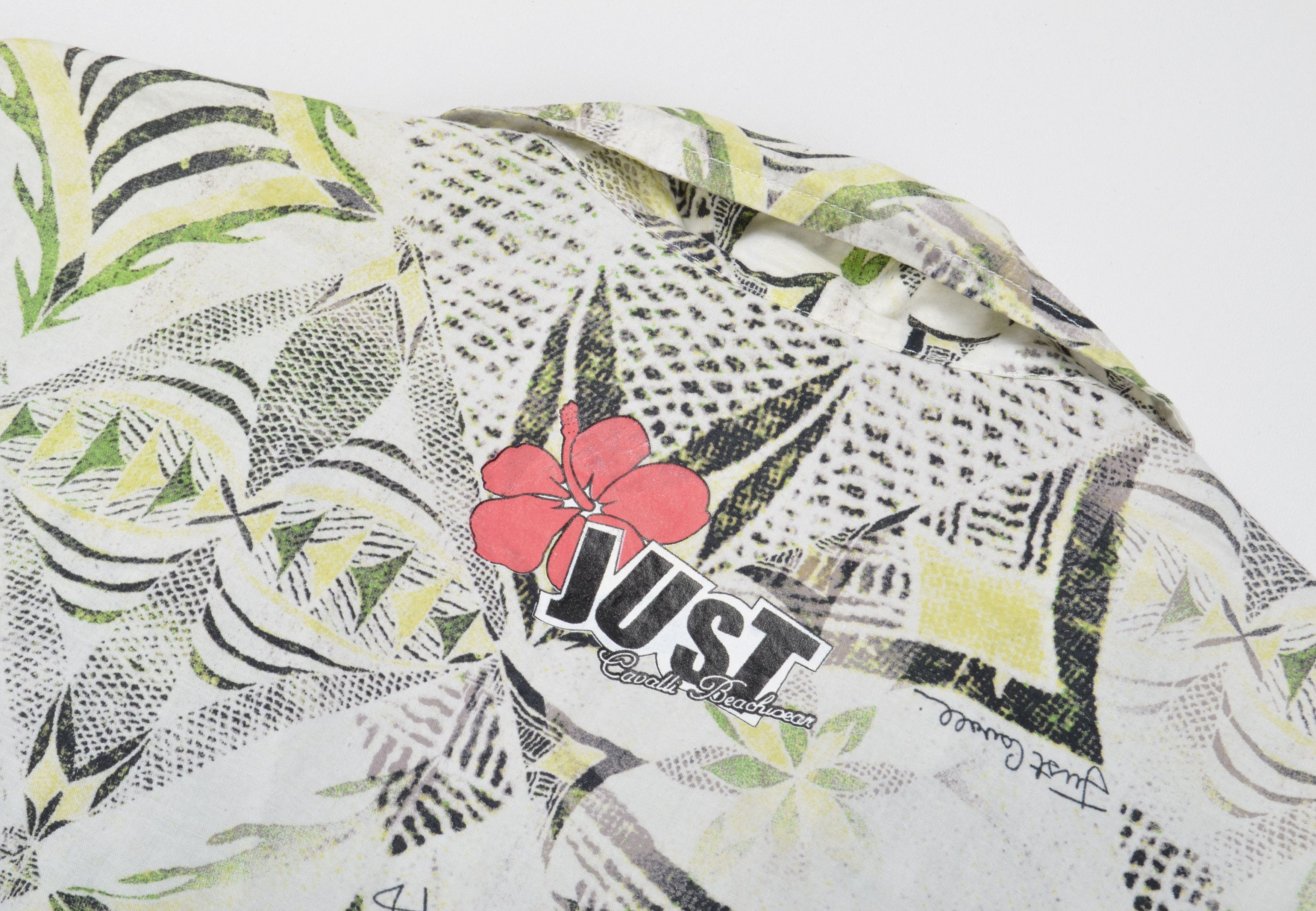 Just Cavalli Vintage Just Cavalli Beachwear 90's Floral Hawaii Shirt Size US M / EU 48-50 / 2 - 9 Thumbnail