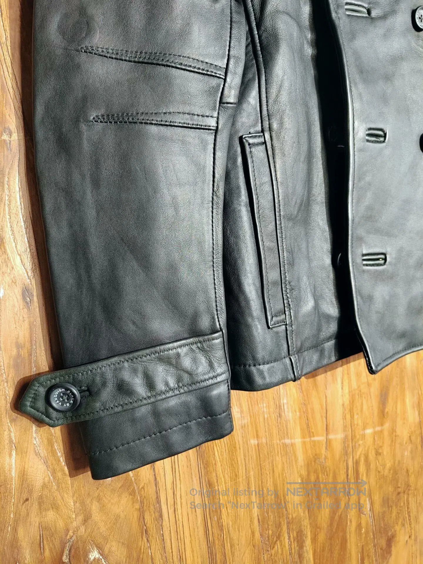 Vanquish VANQUISH Double-Breasted Leather Jacket. Size US S / EU 44-46 / 1 - 4 Thumbnail