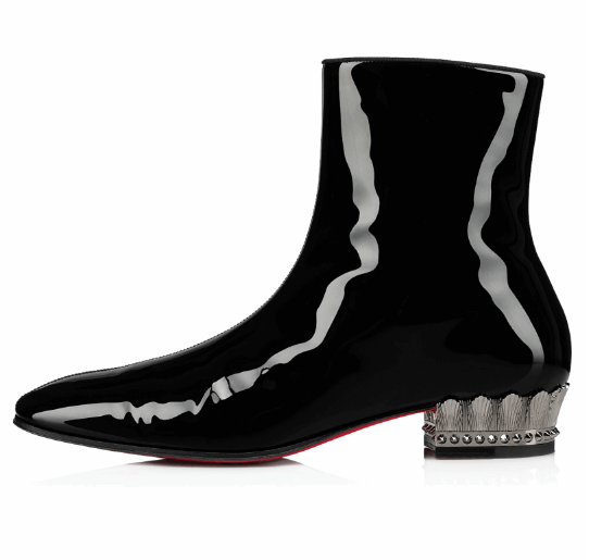Christian Louboutin o1bcso1str1024 Lipsi Boot in Black Size US 11 / EU 44 - 2 Thumbnail
