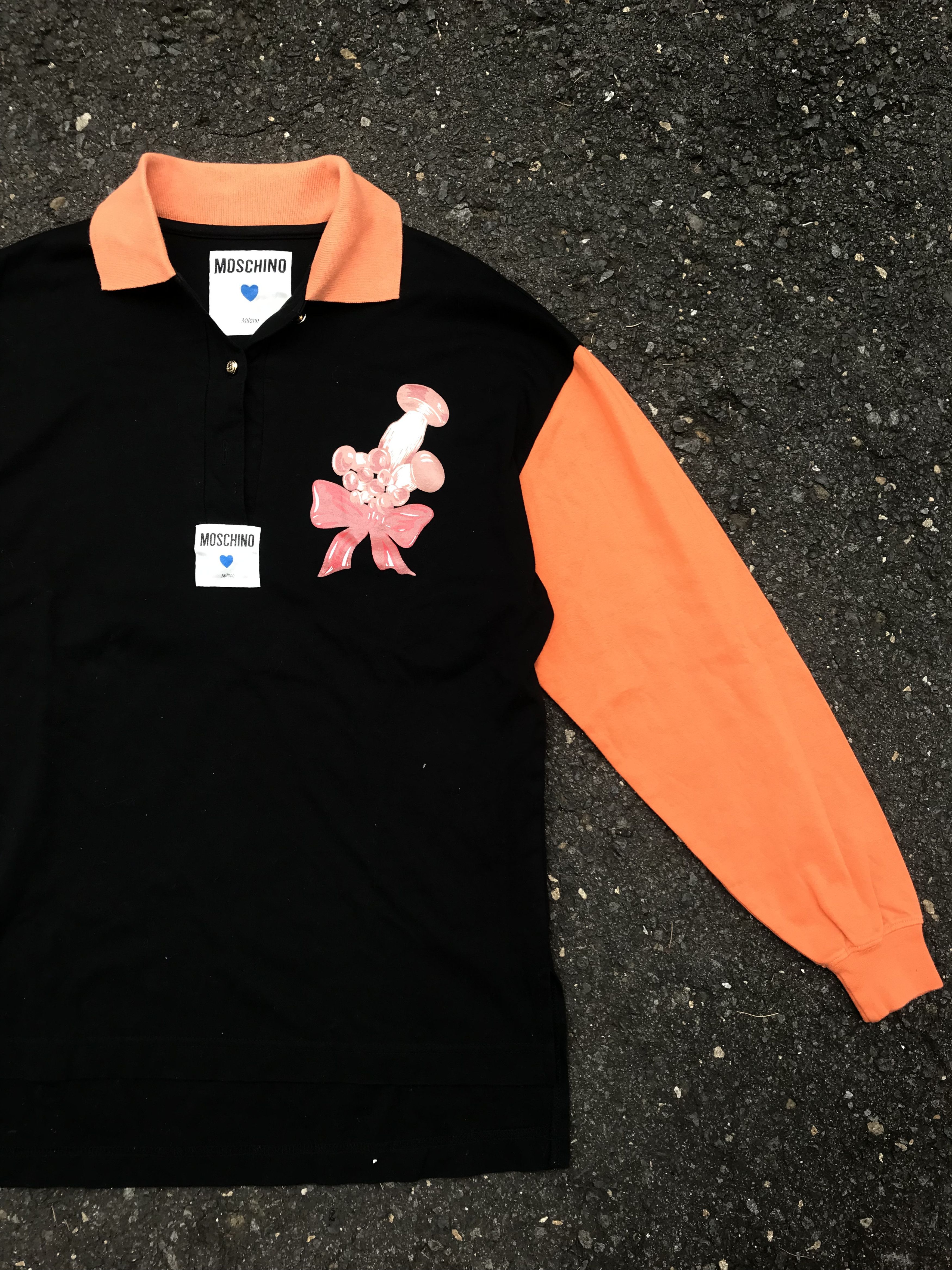 Moschino Moschino two tones polo Size US S / EU 44-46 / 1 - 2 Thumbnail
