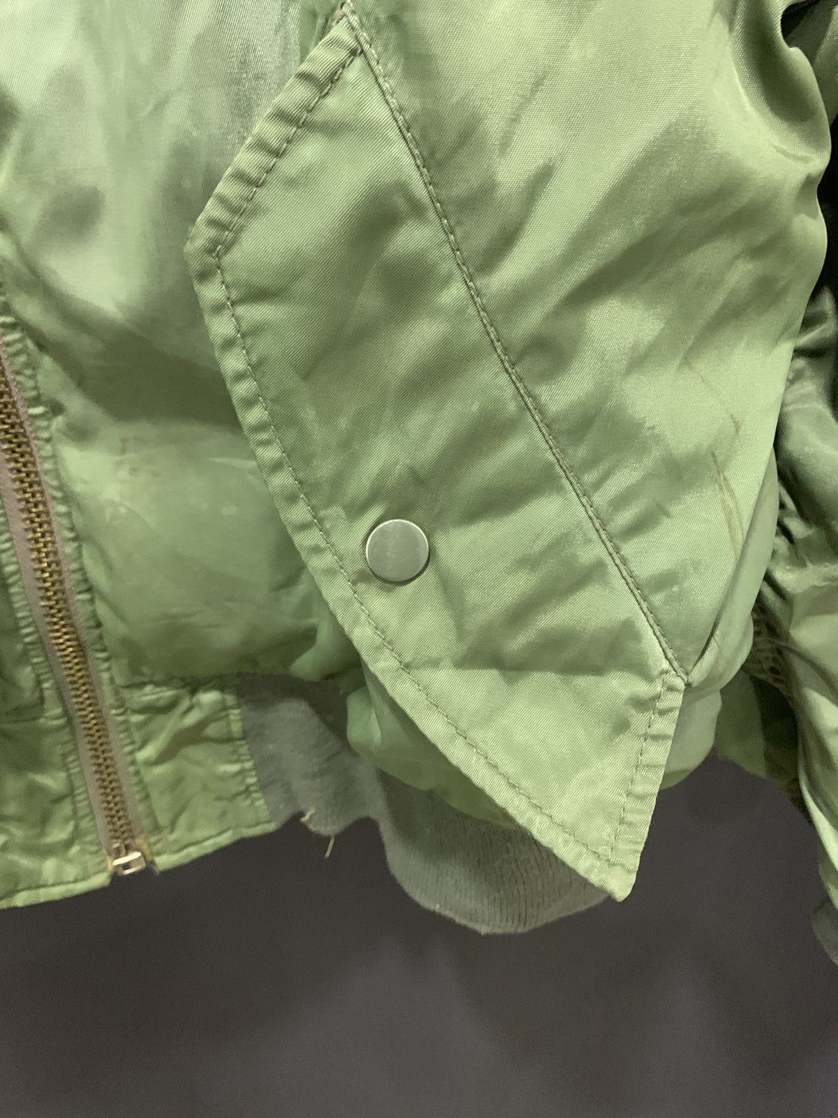 Vintage VINTAGE 1990S BOMBER JACKET TALON ZIP Size US L / EU 52-54 / 3 - 11 Thumbnail