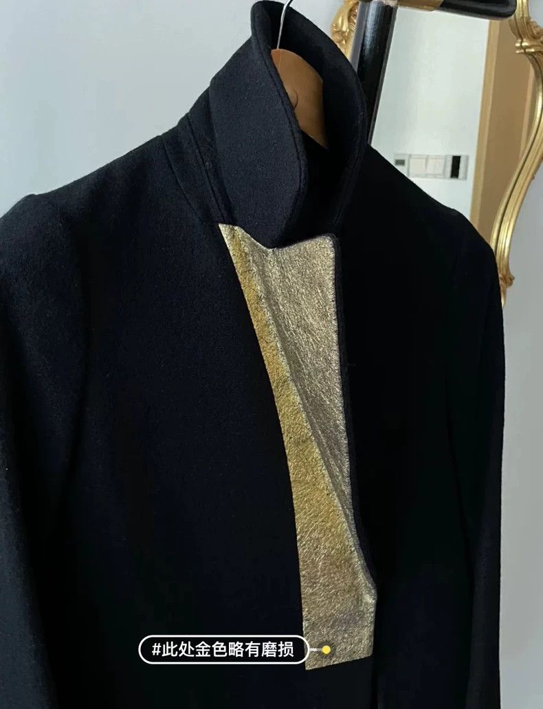 Jil Sander Jil Sander Black silhouette wool coat Size 4XL / US 24-26 - 6 Thumbnail