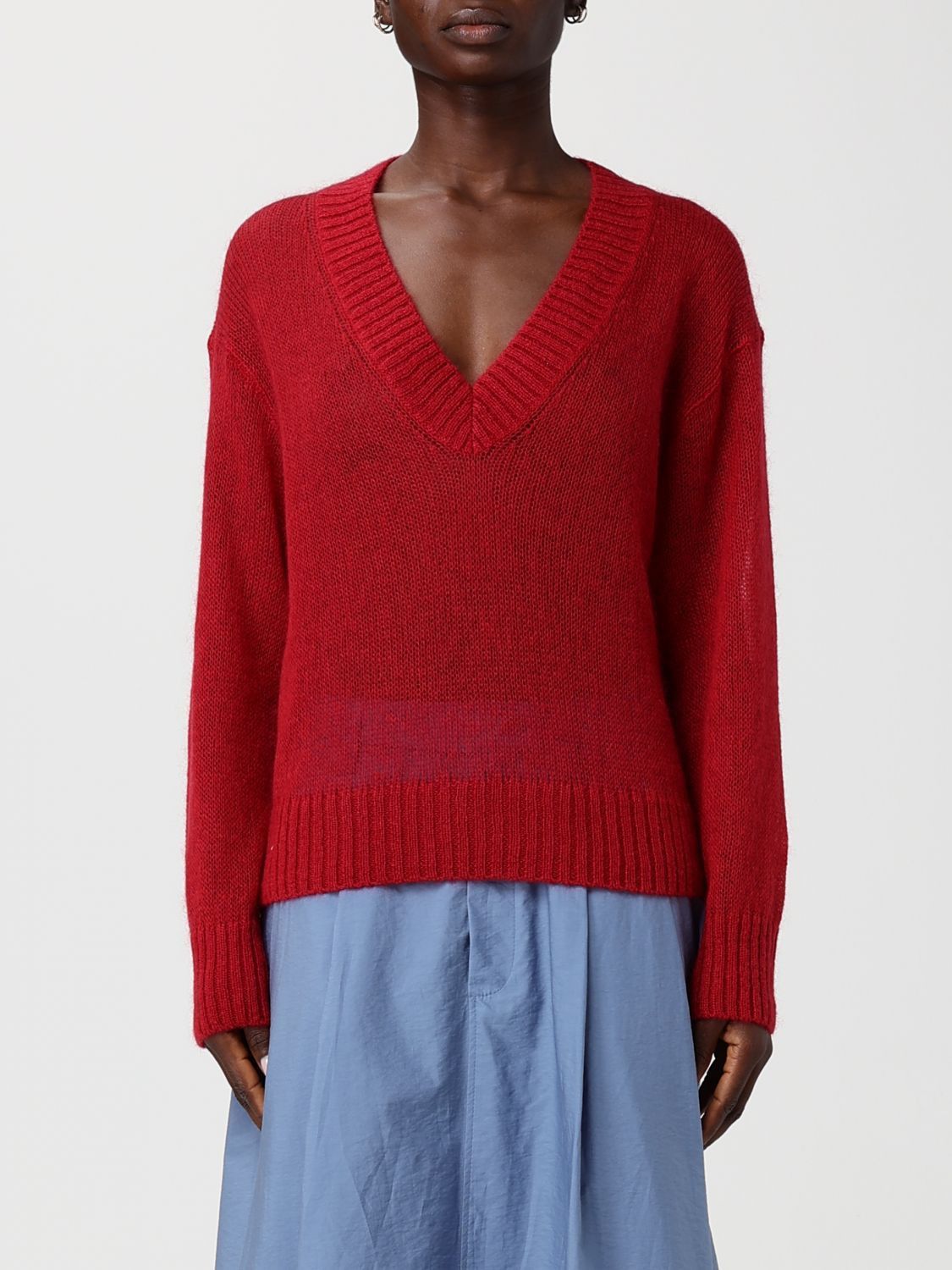 Brunello Cucinelli Brunello Cucinelli Sweater Woman Red Size XS / US 0-2 / IT 36-38 - 1 Thumbnail