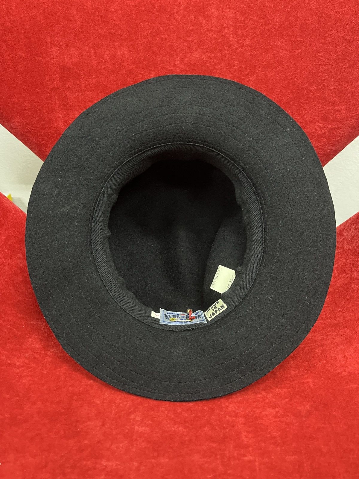 Visvim Blue Blue Japan RRL Hedi Slimane The Soloist Wool Fedora Hat Size ONE SIZE - 6 Thumbnail
