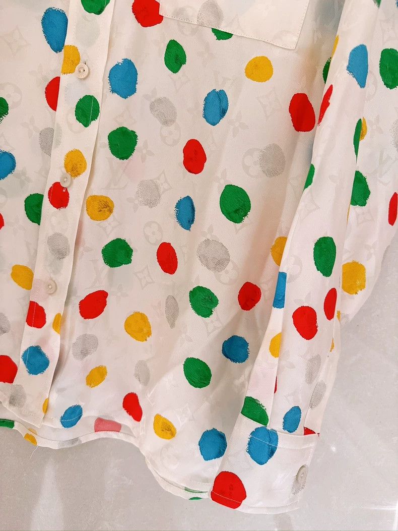 Louis Vuitton Louis Vuitton size 36 Colorful polka-dot print shirt 2503- Size US M / EU 48-50 / 2 - 4 Thumbnail