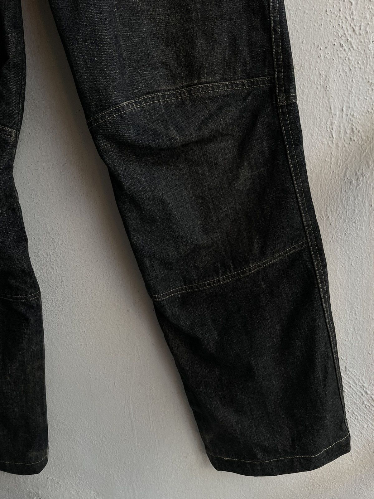 Designer × Marithe + Francois Girbaud Iconic 🔥 Marithe Francois Girbaud Side Tape Denim Pants Size US 30 / EU 46 - 15 Thumbnail